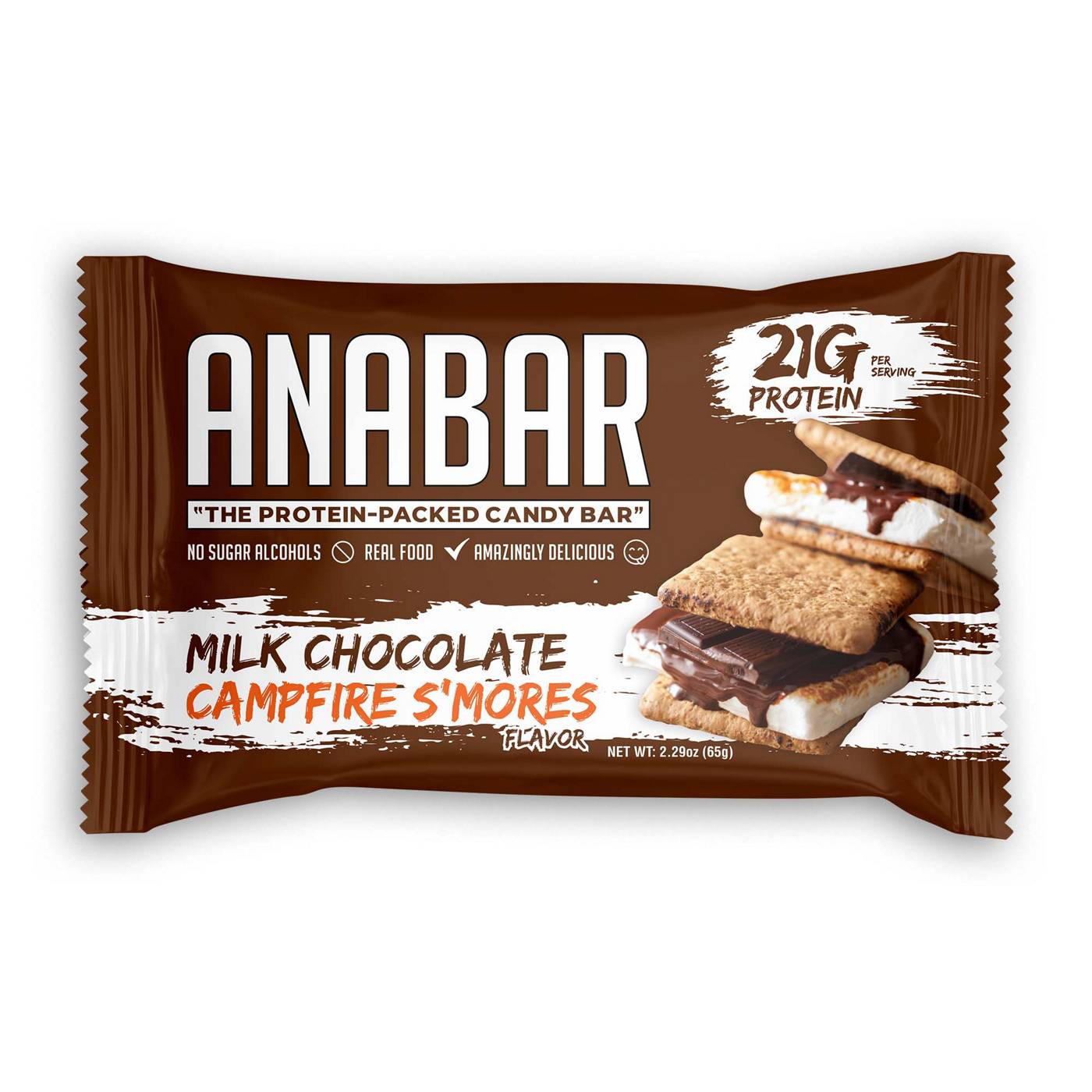 Anabar 21g Protein Performance Bar - Milk Chocolate Campfire S'mores; image 1 of 2