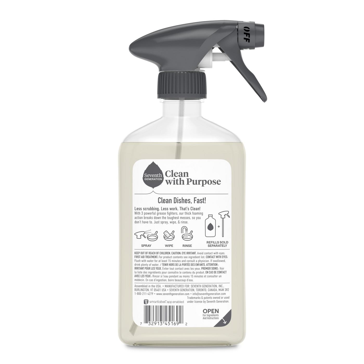 Seventh Generation Power Foam Dish Spray - Mandarin Orange; image 5 of 6