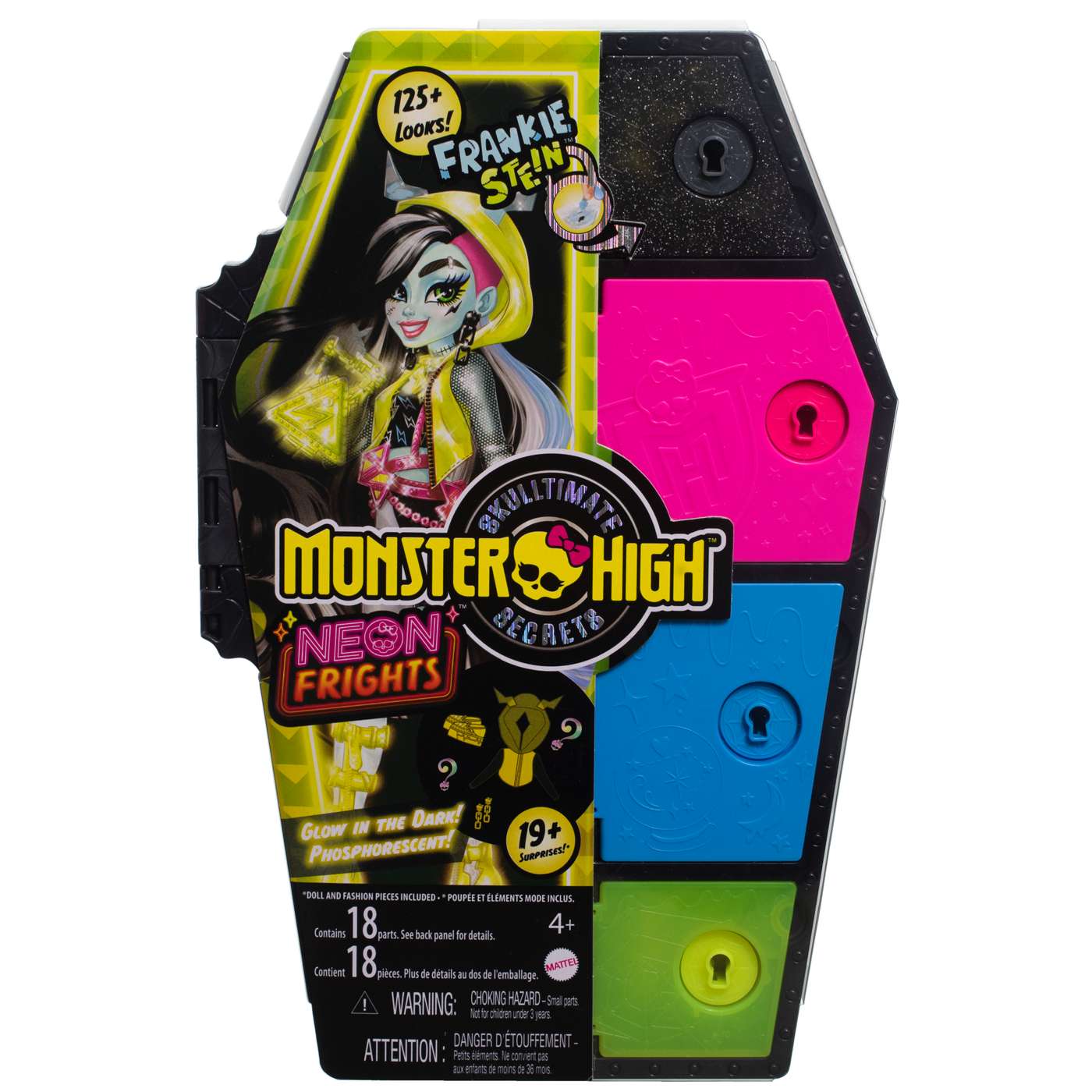 Monster High Skulltimate Secrets Neon Frights Frankie Stein Doll; image 1 of 3