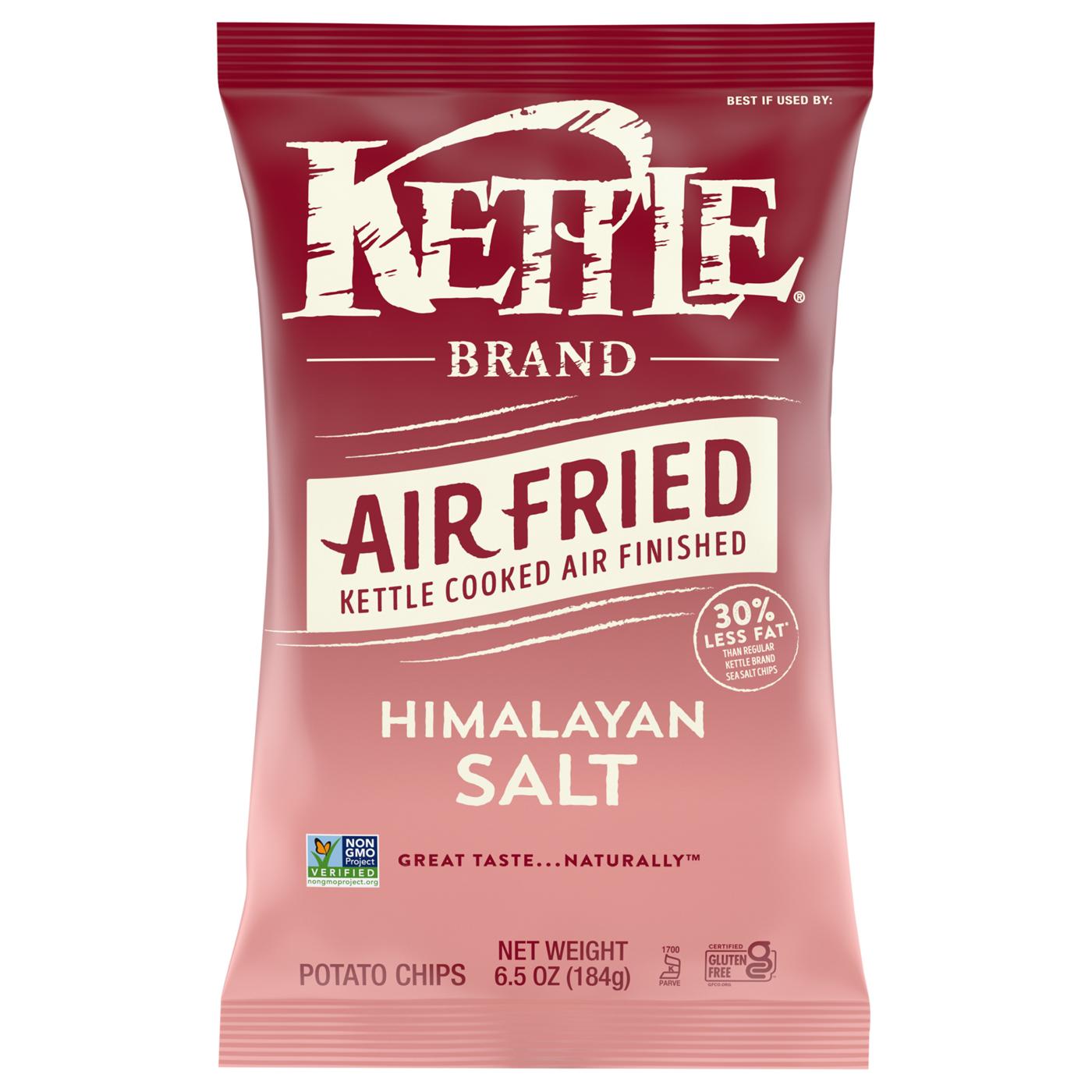 Kettle Brand Air Fried Himalayan Salt Potato Chips; image 1 of 3
