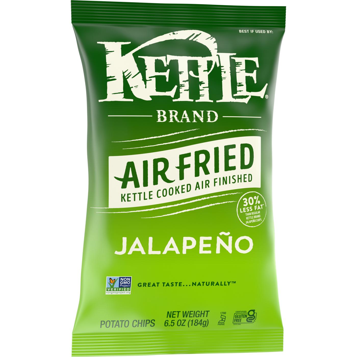 Kettle Brand Air Fried Jalapeno Kettle Potato Chips; image 8 of 9