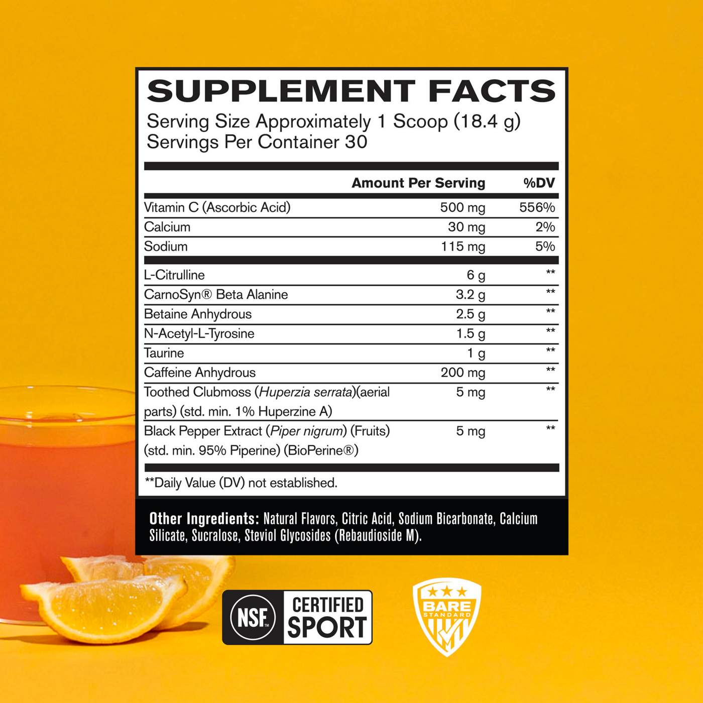 Bare Performance Nutrition Flight Pre-Workout - Pink Lemonade; image 2 of 2