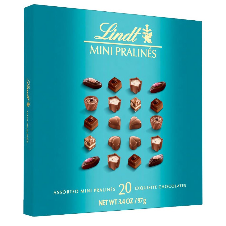 Lindt Mini Assorted Chocolate Pralines Gift Box - Shop Candy at H-E-B