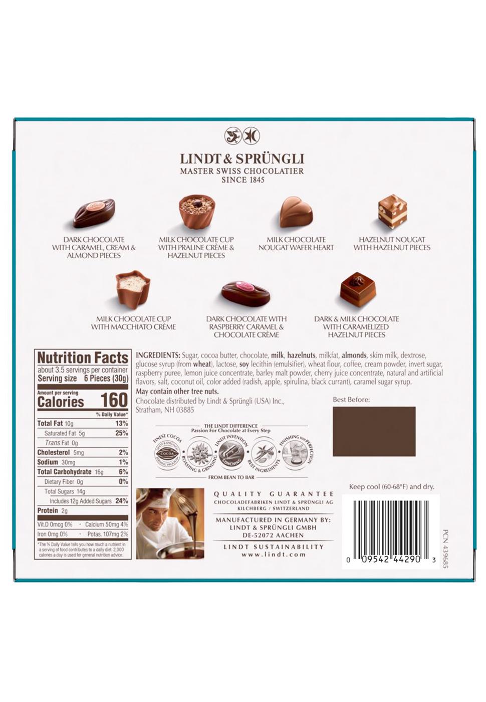 Lindt Mini Assorted Chocolate Pralines Gift Box; image 2 of 2