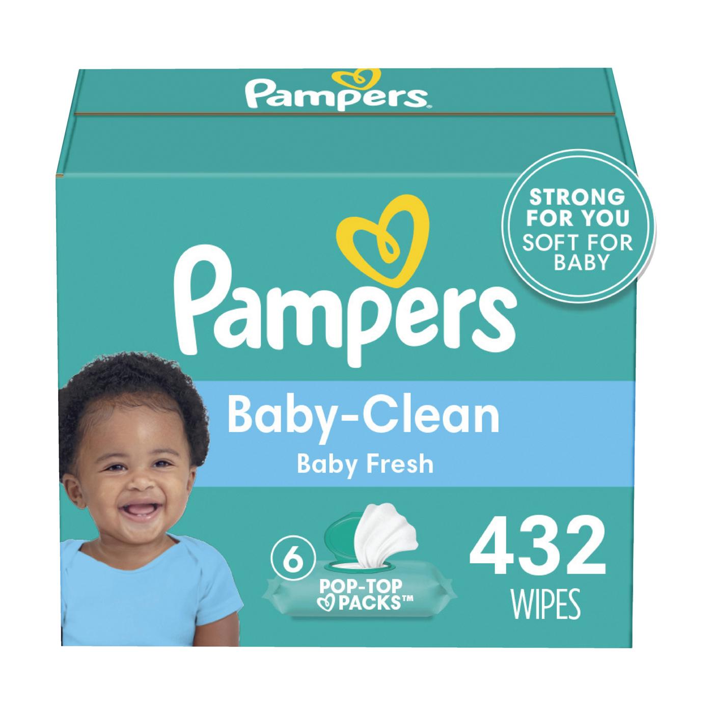 Pampers Fresh Scented Baby Wipes 6 Pk; image 1 of 11