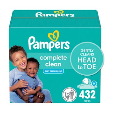 Pampers Fresh Scented Baby Wipes 6 Pk