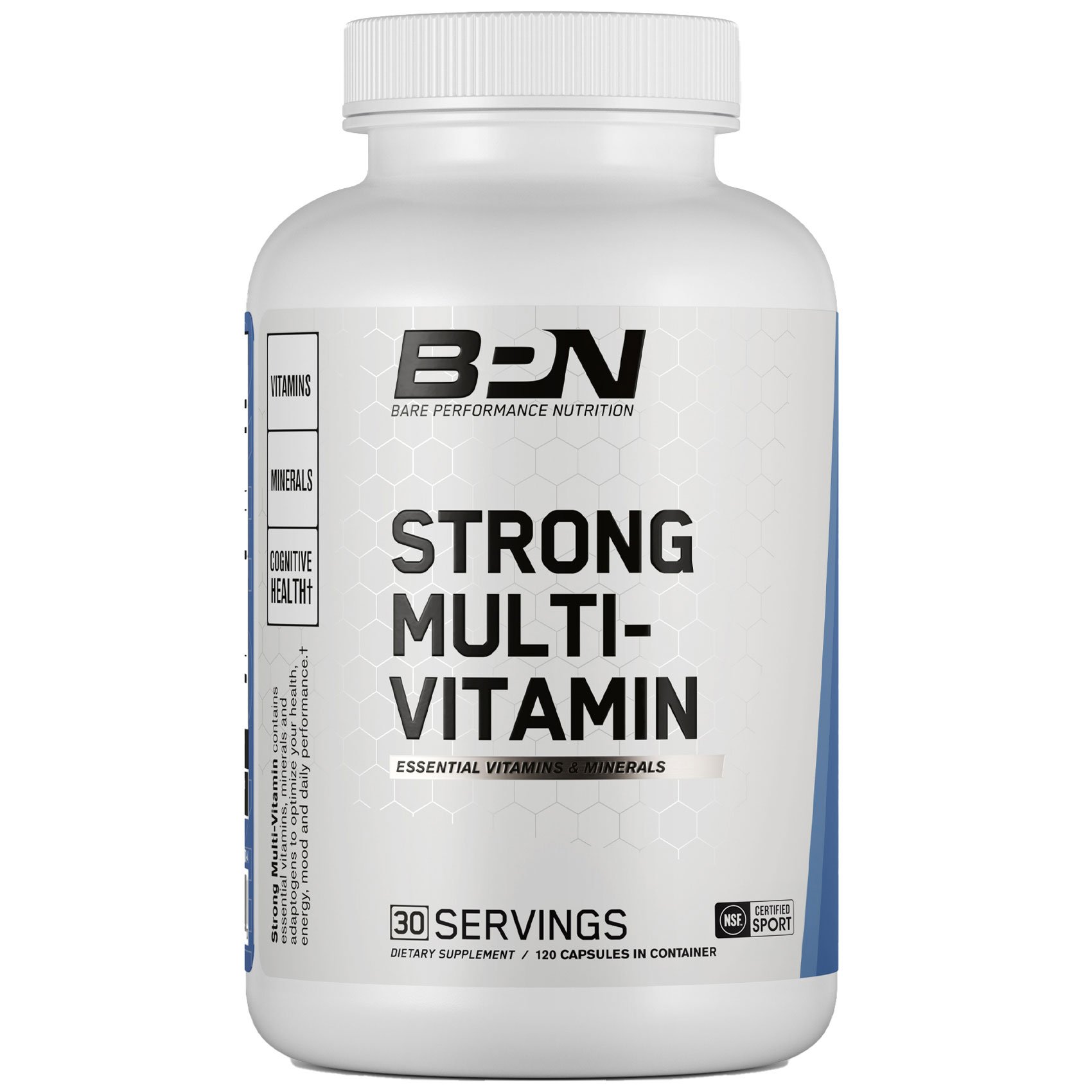 Bare Performance Nutrition Strong Multi-Vitamin Capsules, 120 ct