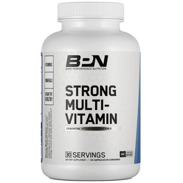 Bare Performance Nutrition Strong Multi-Vitamin Capsules, 120 ct