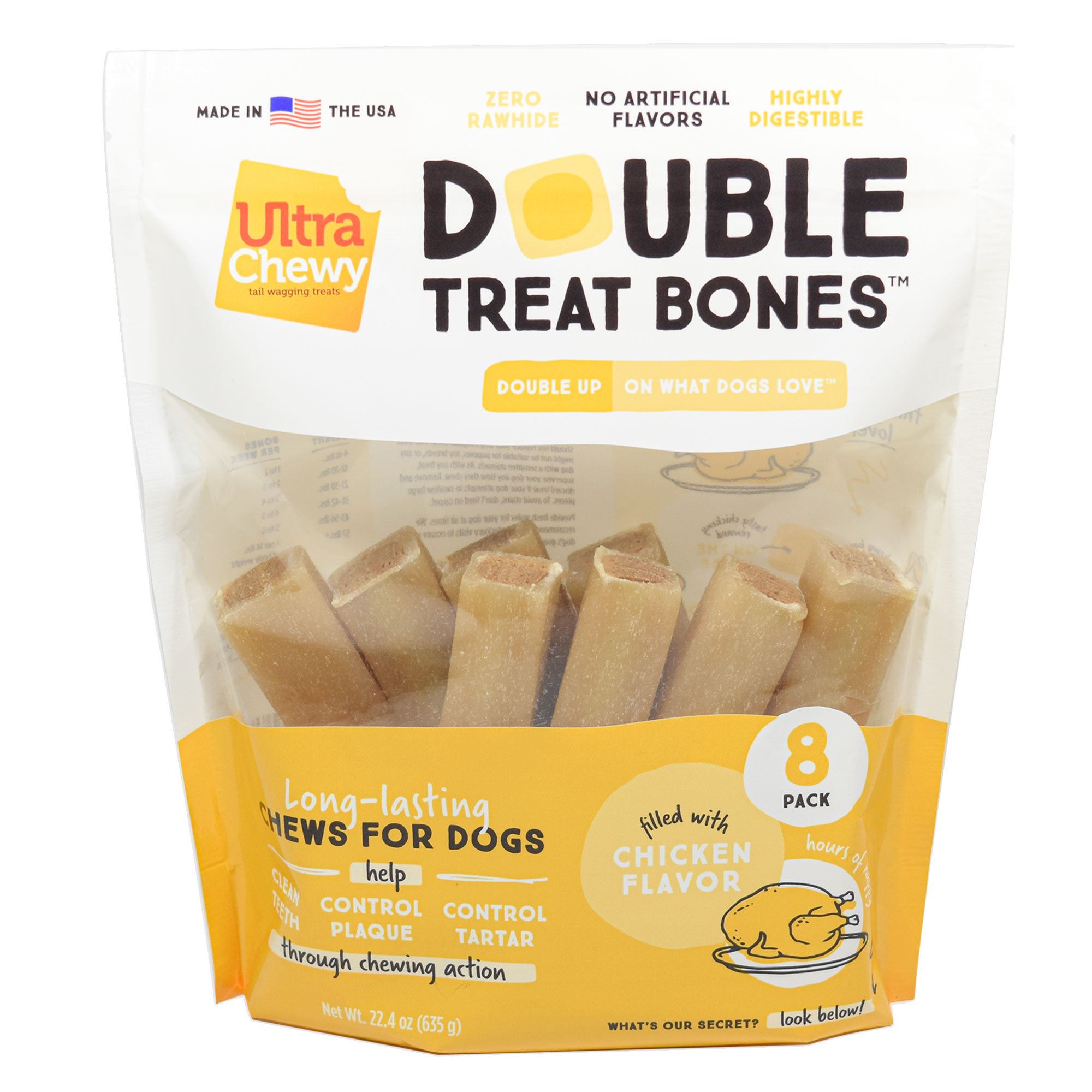 Double treat bone sales