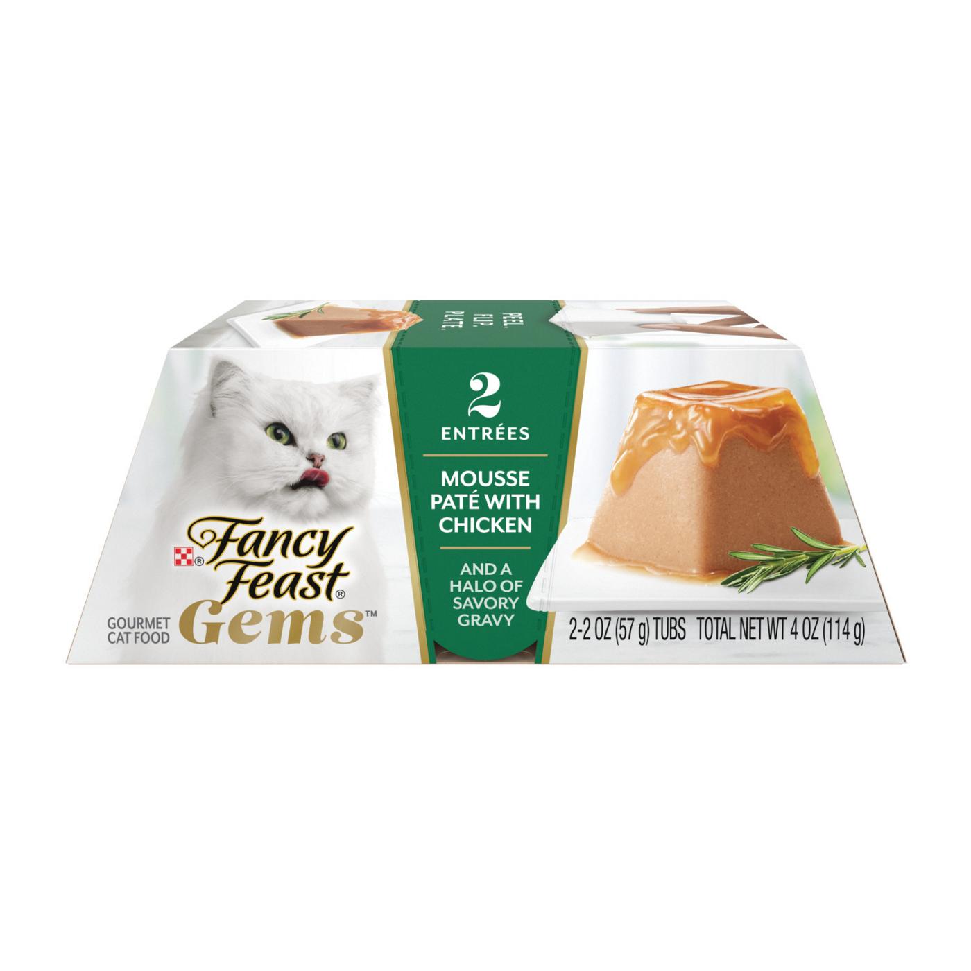 Fancy Feast Fancy Feast Gems Cat Food Mousse With Chicken and a Halo of Savory Gravy Cat Food; image 1 of 7
