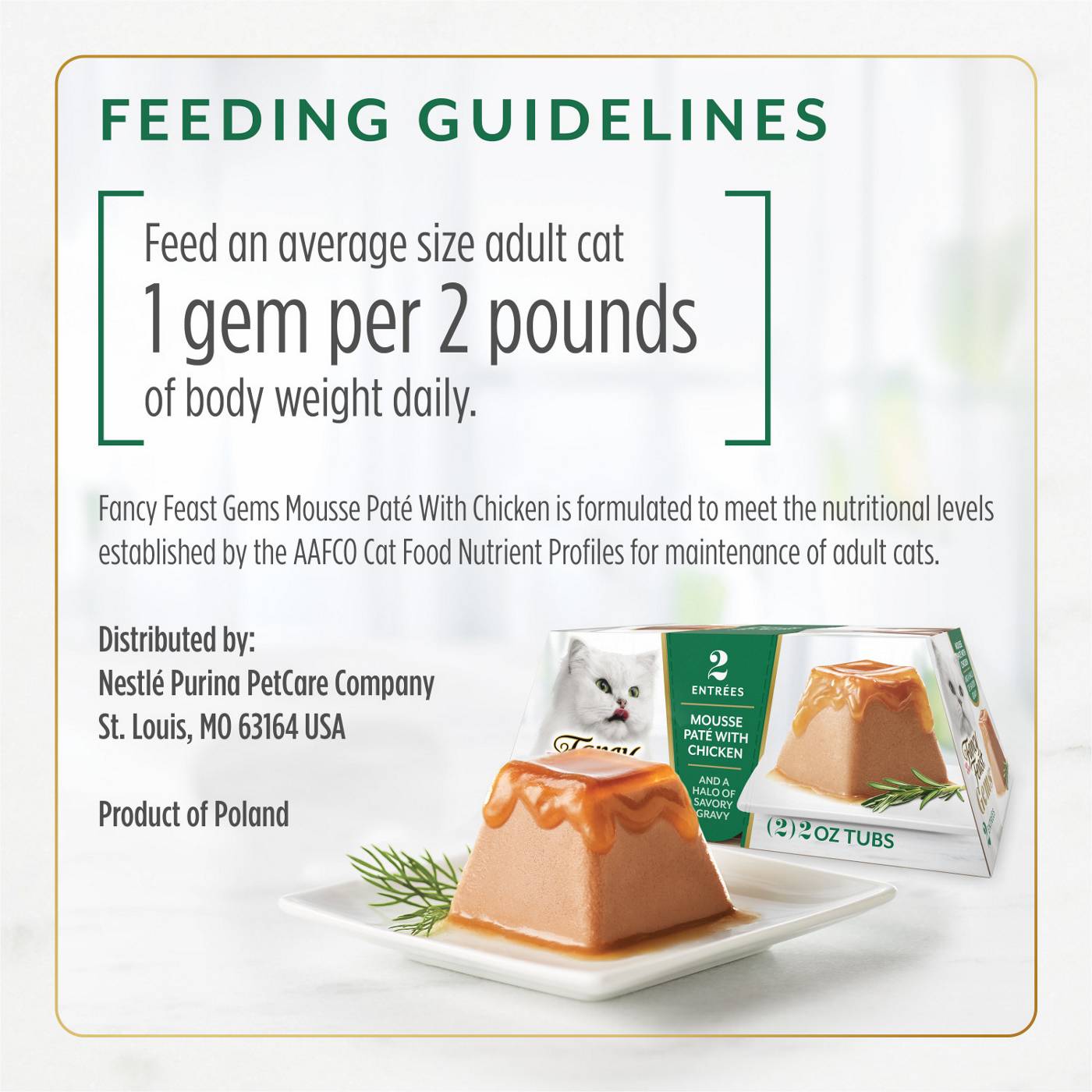 Fancy Feast Fancy Feast Gems Cat Food Mousse With Chicken and a Halo of Savory Gravy Cat Food; image 4 of 7