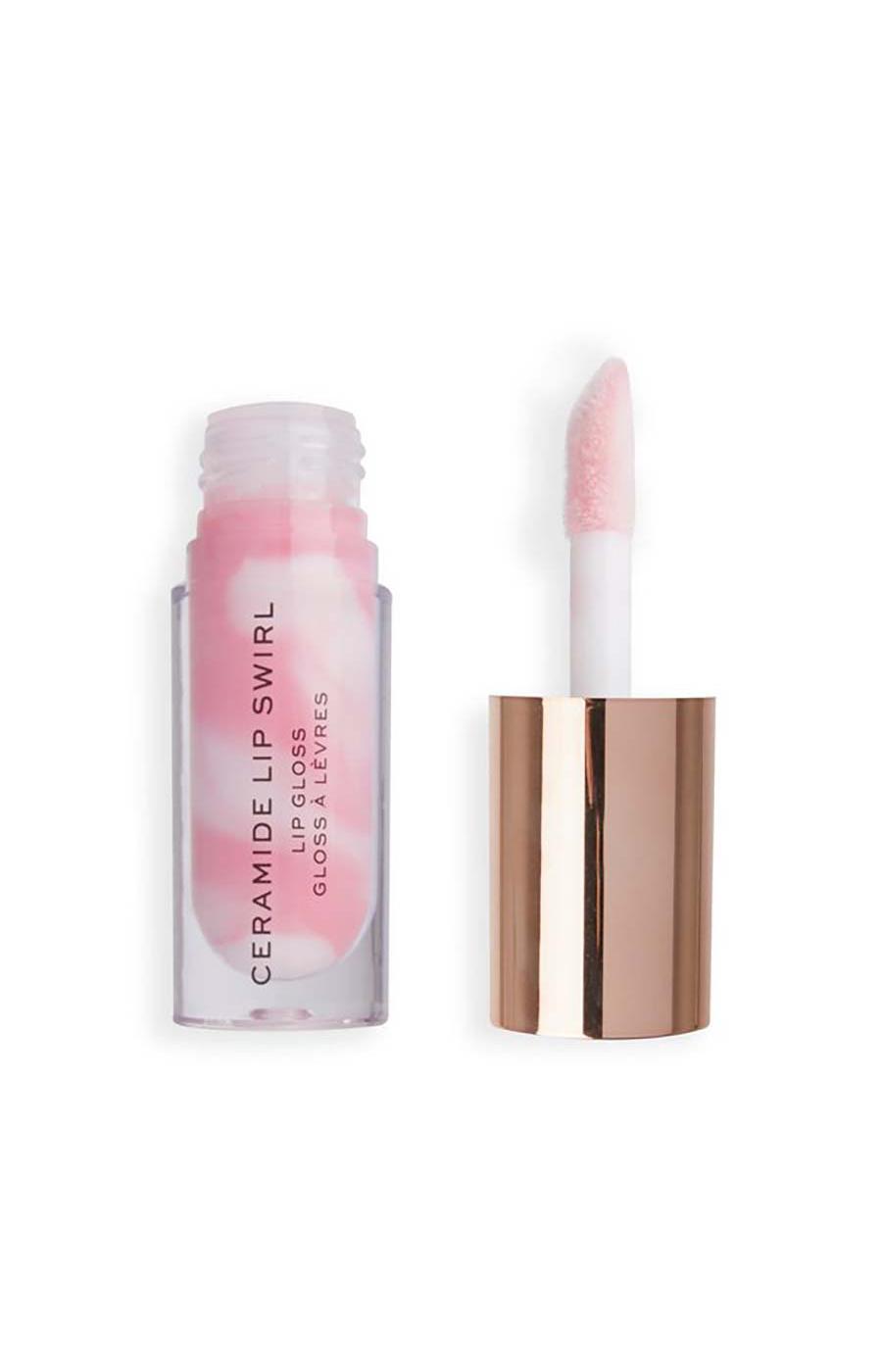 Makeup Revolution Ceramide Lip Swirl Gloss - Pure Clear; image 2 of 4