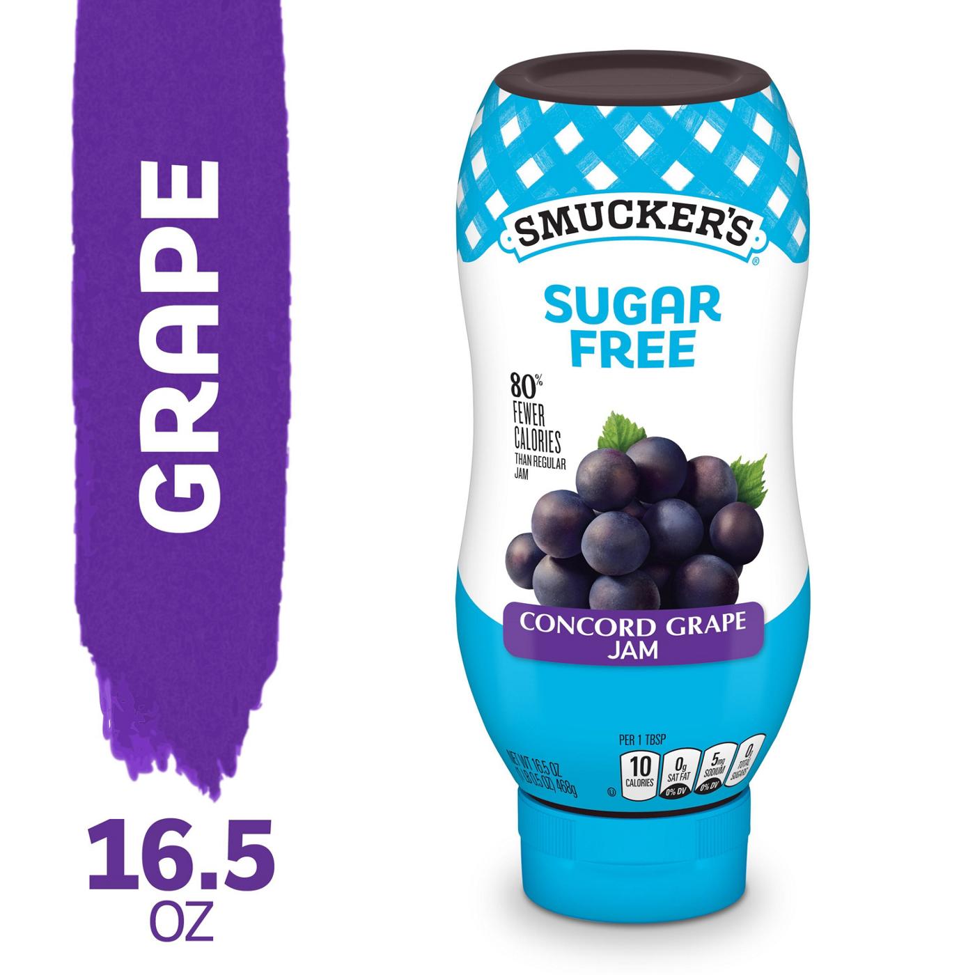 Smucker's Sugar Free Concord Grape Jam; image 8 of 8