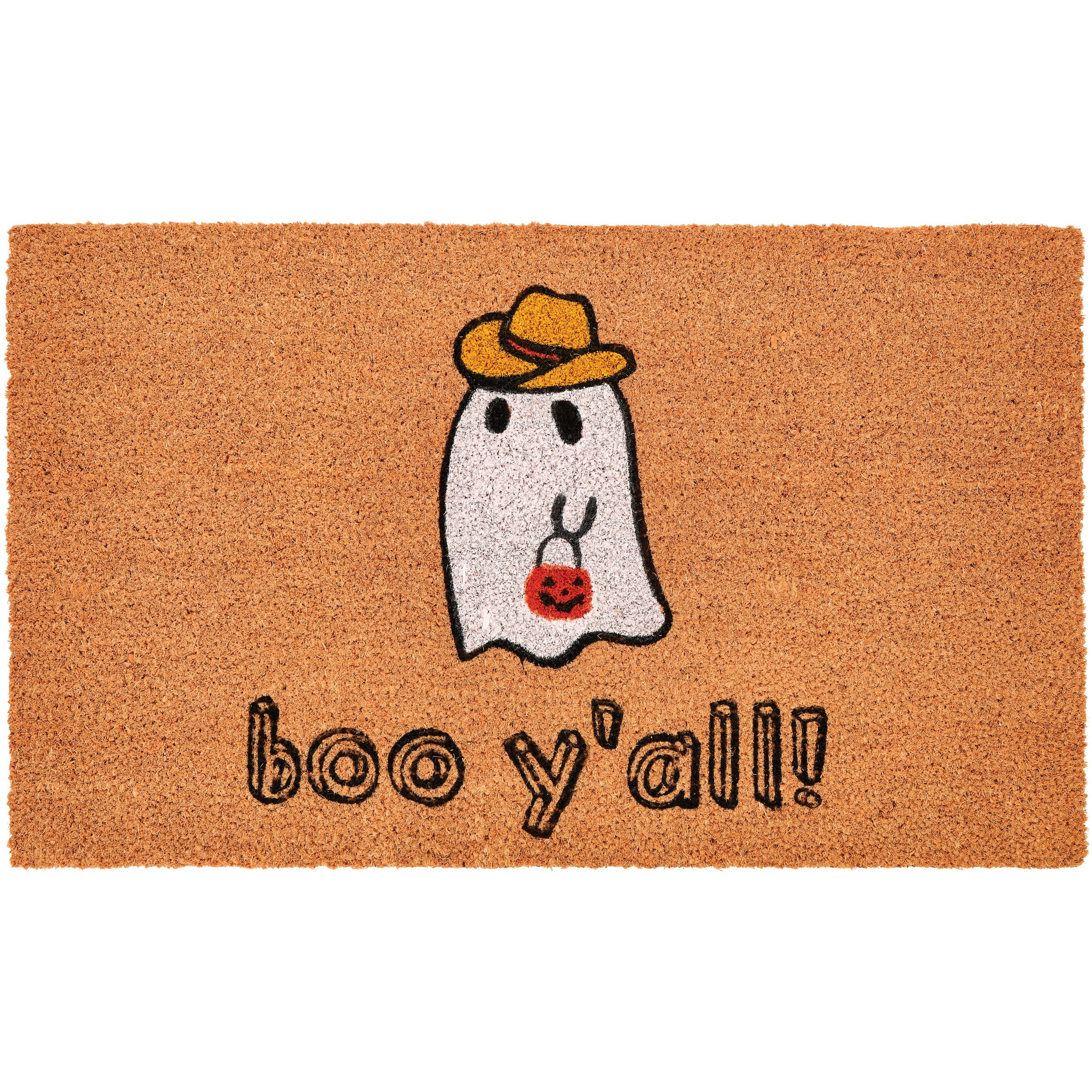 1'6x2'6 'Flying Boo' Halloween Coir Doormat Black/White - Hyde & EEK!  Boutique™ - ShopStyle Outdoor Rugs