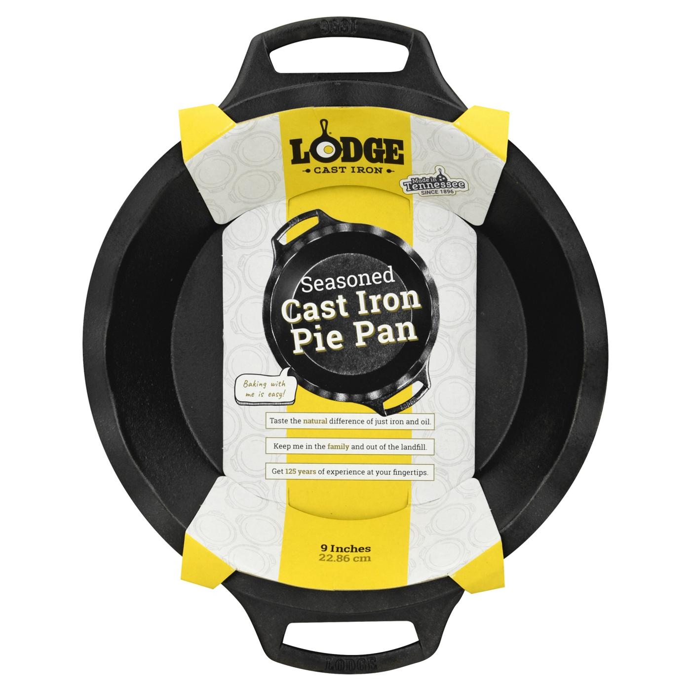 Lodge Seasoned Cast Iron Pie Pan Shop Stock Pots & Sauce Pans at HEB