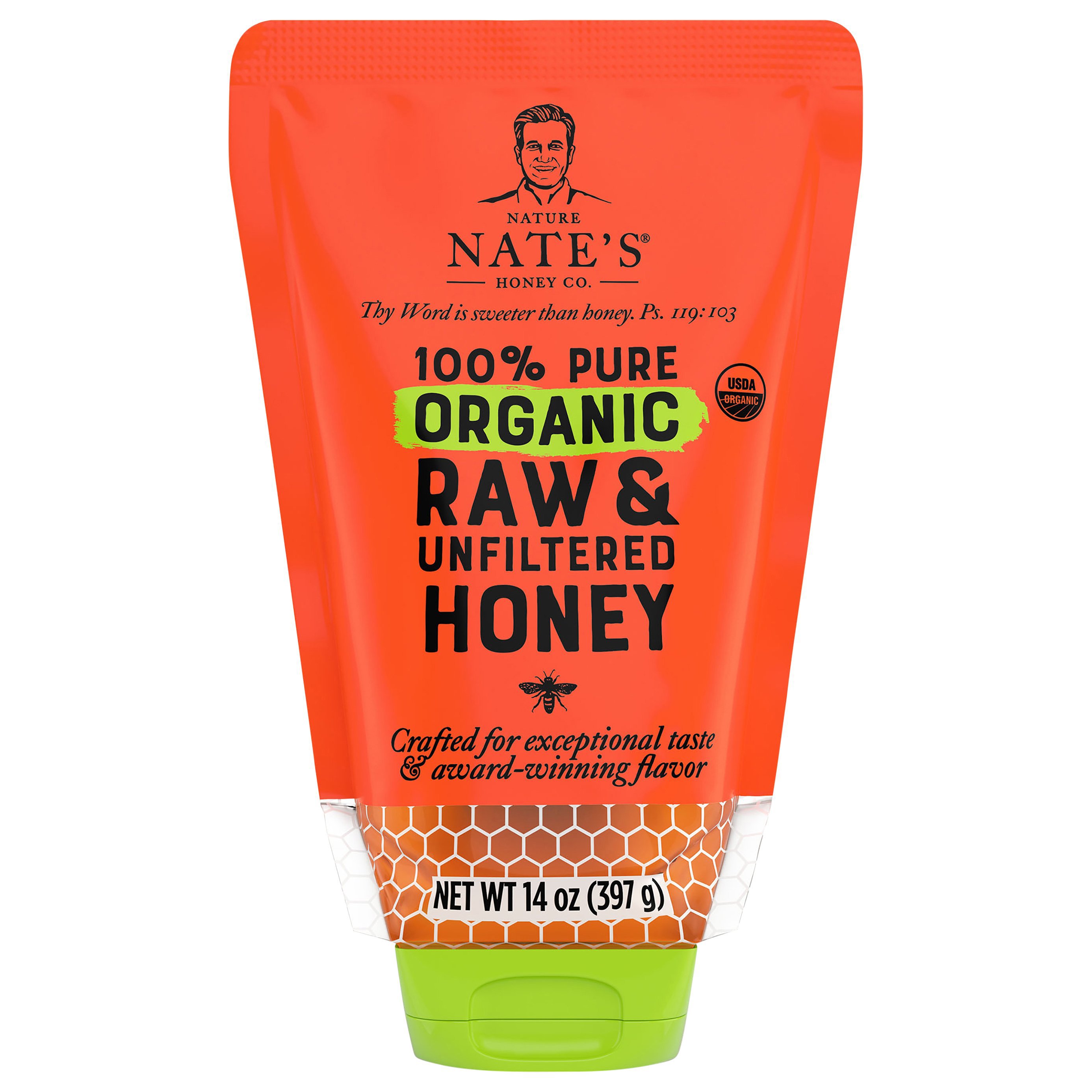 Nature Nate's Raw & Unfiltered Organic Honey - Shop Honey at H-E-B