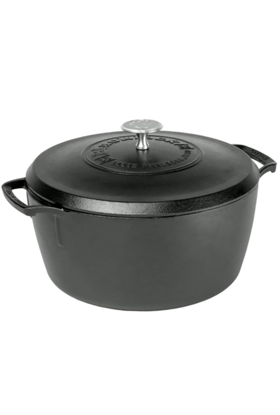 Lodge Blacklock 17 Triple Seasoned Cast Iron Braiser with Lid -  Dutch Oven with Nonstick Finish - Lightweight Cast Iron Braiser - Dutch Oven  Cookware - Cooking Pot with High-Heat Aluminum