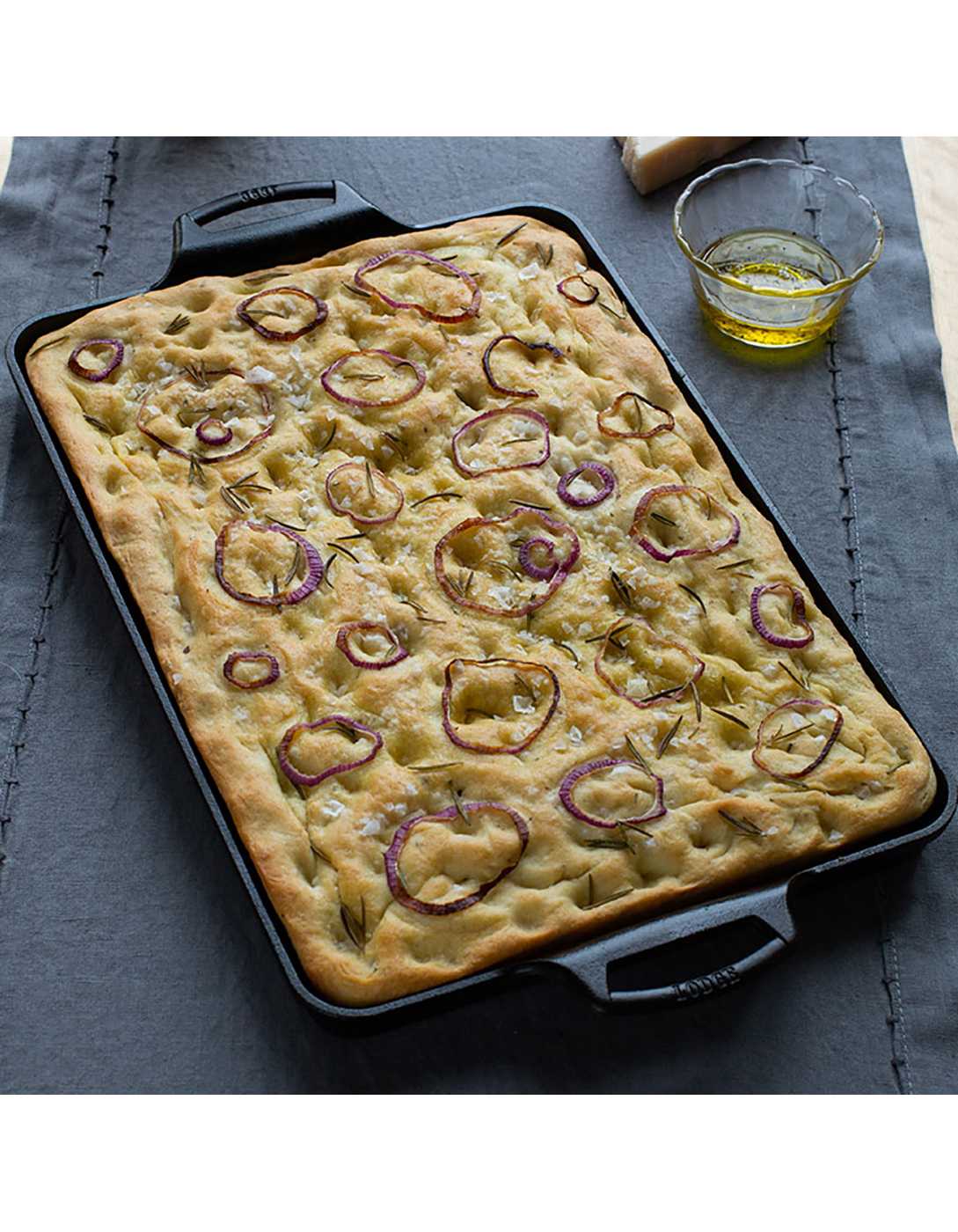 Lodge Seasoned Cast Iron Baking Pan; image 2 of 2