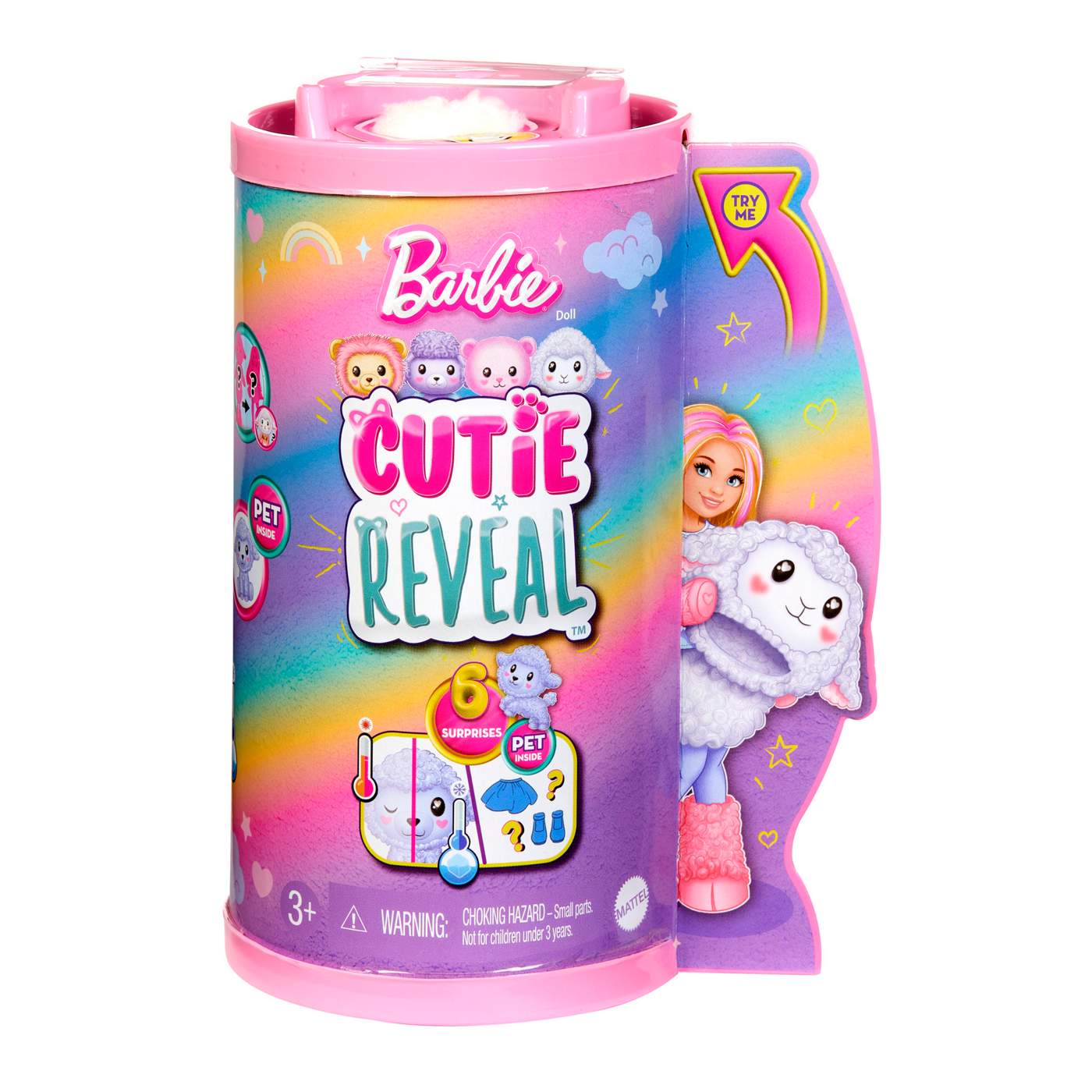 Barbie Cutie Reveal Cozy Cute Tees Chelsea Doll - Plush Lamb; image 2 of 3