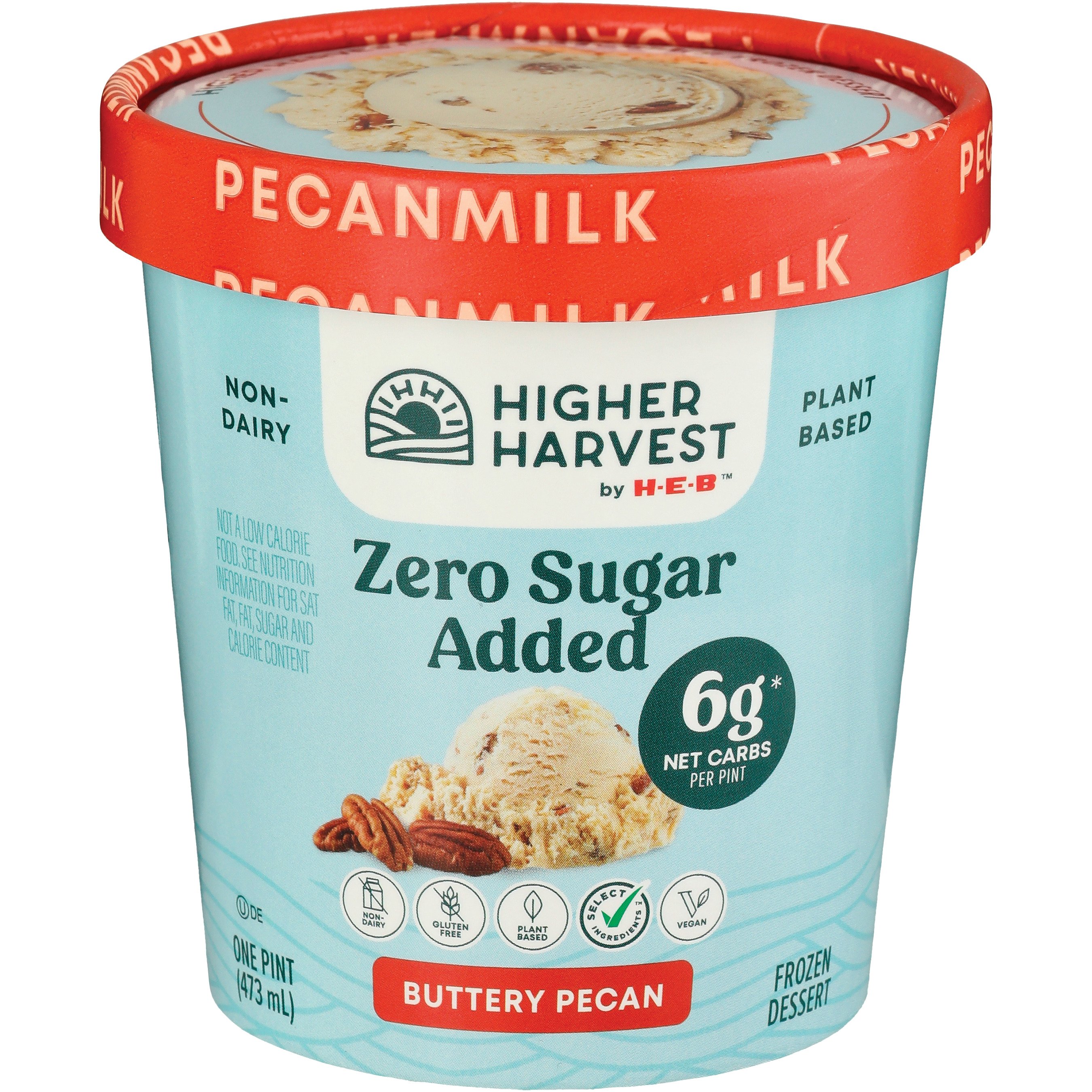 Higher Harvest By H-E-B Zero Sugar Added Non-Dairy Frozen Dessert ...