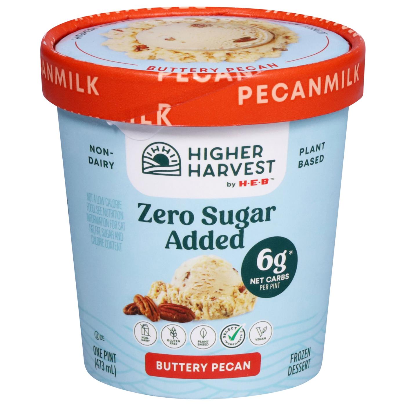 Higher Harvest by HEB Zero Sugar Added NonDairy Frozen Dessert