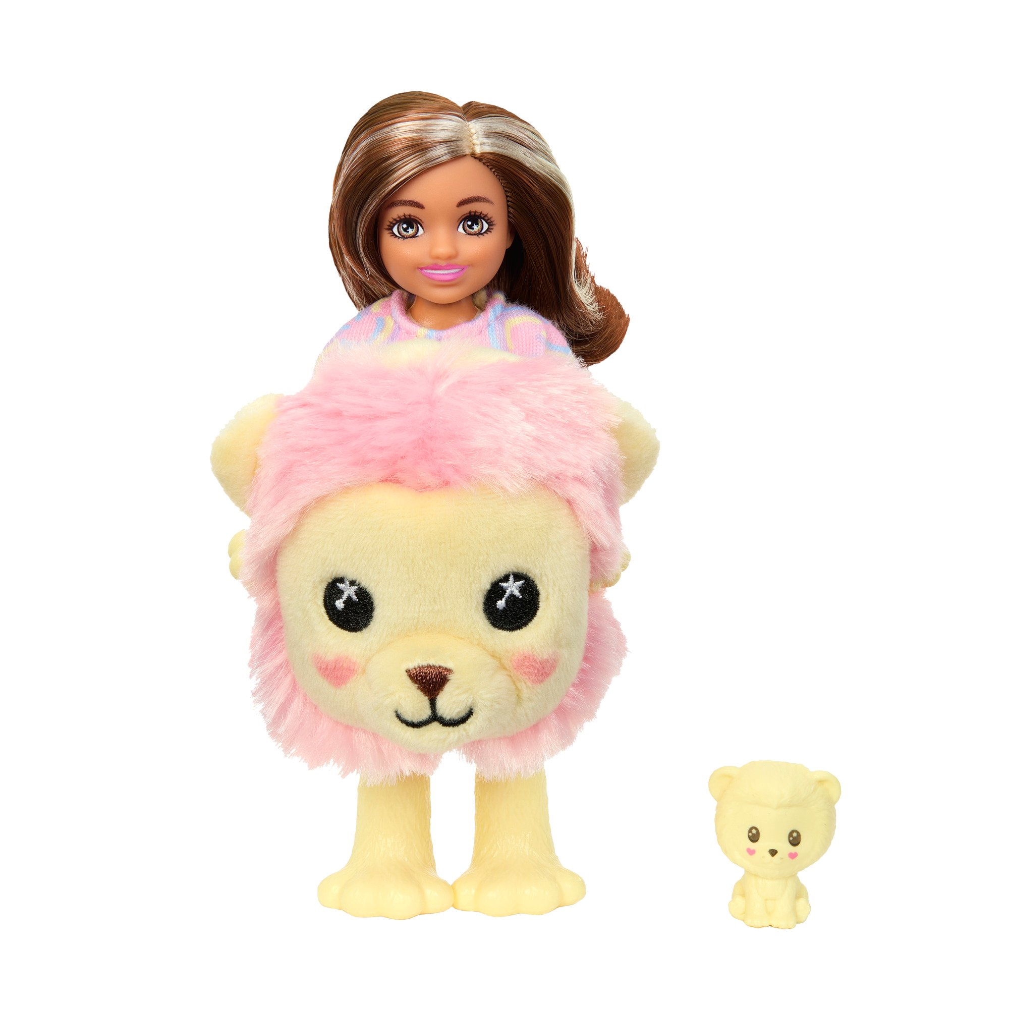Barbie Cutie Reveal Cozy Cute Tees Chelsea Doll - Plush Lion - Shop Action  Figures & Dolls at H-E-B