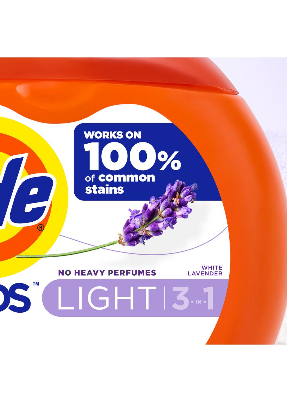 Tide PODS Light White Lavender HE Laundry Detergent Pacs; image 2 of 9