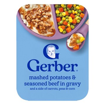 Gerber Mealtime for Toddler - Mashed Potatoes & Seasoned Beef in Gravy