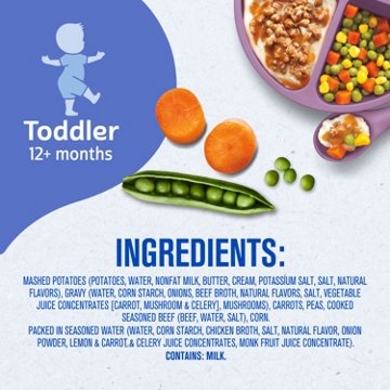 Gerber Mealtime for Toddler - Mashed Potatoes & Seasoned Beef in Gravy