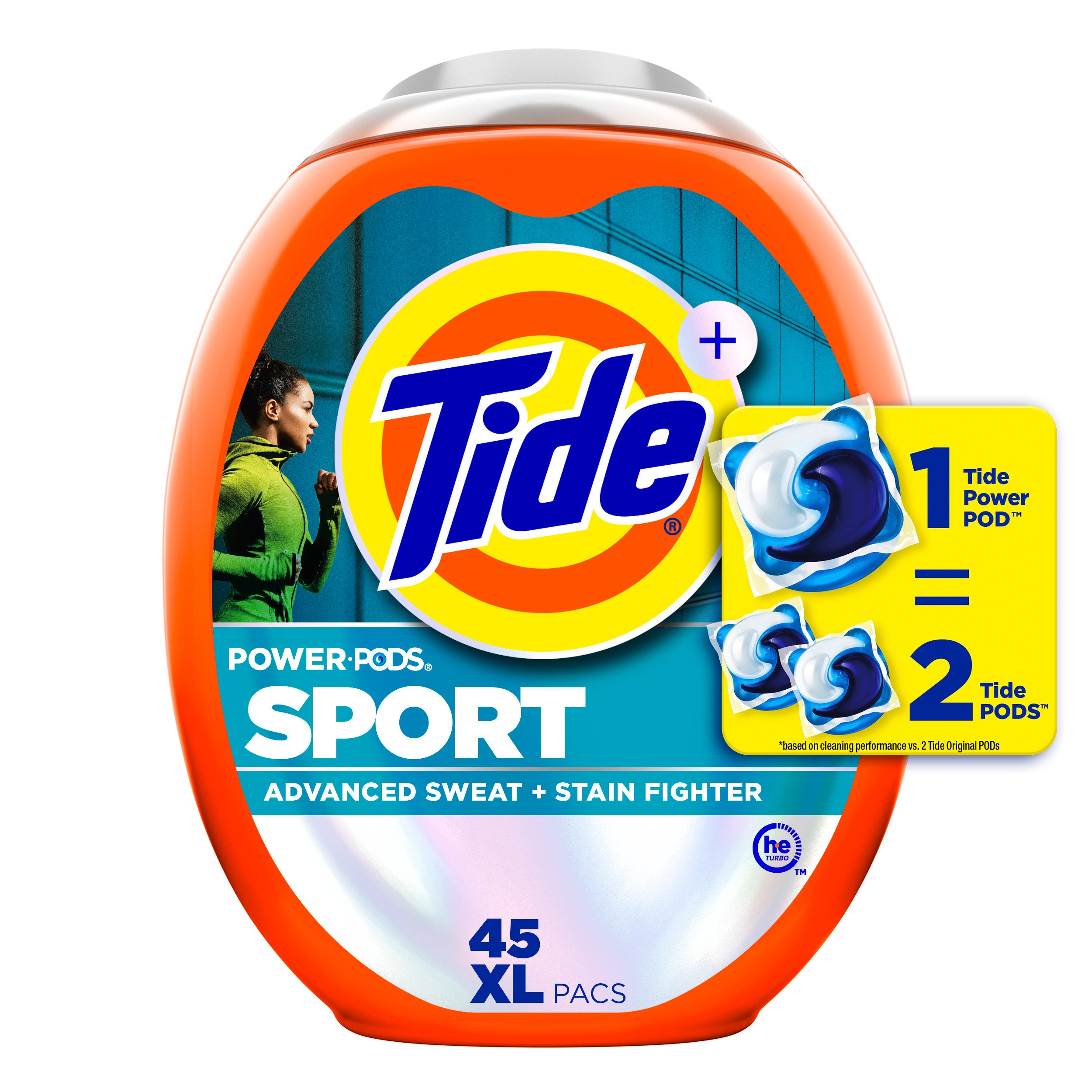 Tide Power PODS Febreze Odor Eliminator Sport Active Fresh HE Laundry