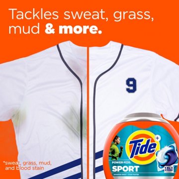 Tide Power PODS Febreze Odor Eliminator Sport Active Fresh HE Laundry Detergent Pacs