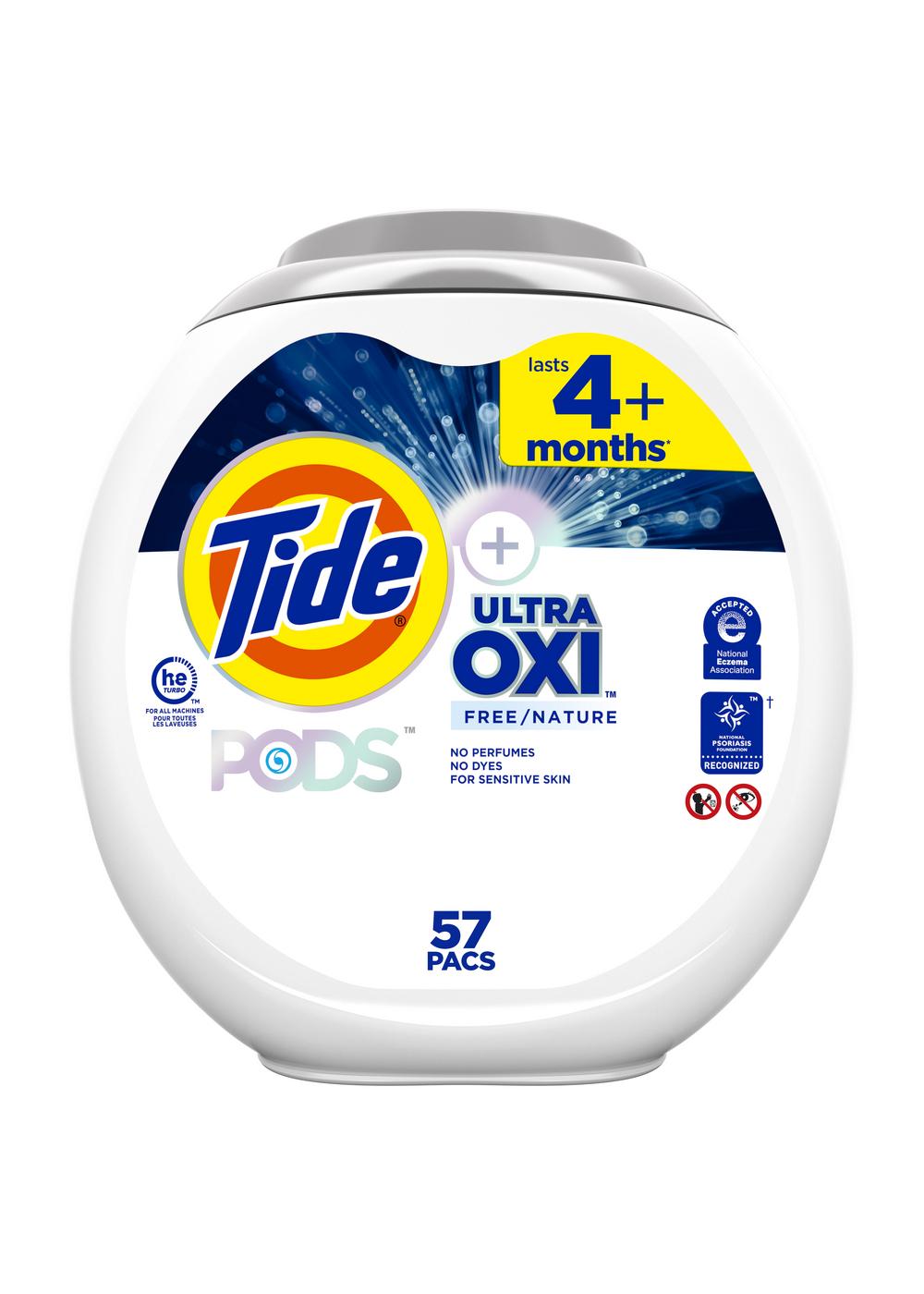 Tide PODS Ultra Oxi Free/Nature HE Laundry Detergent Pacs; image 6 of 7