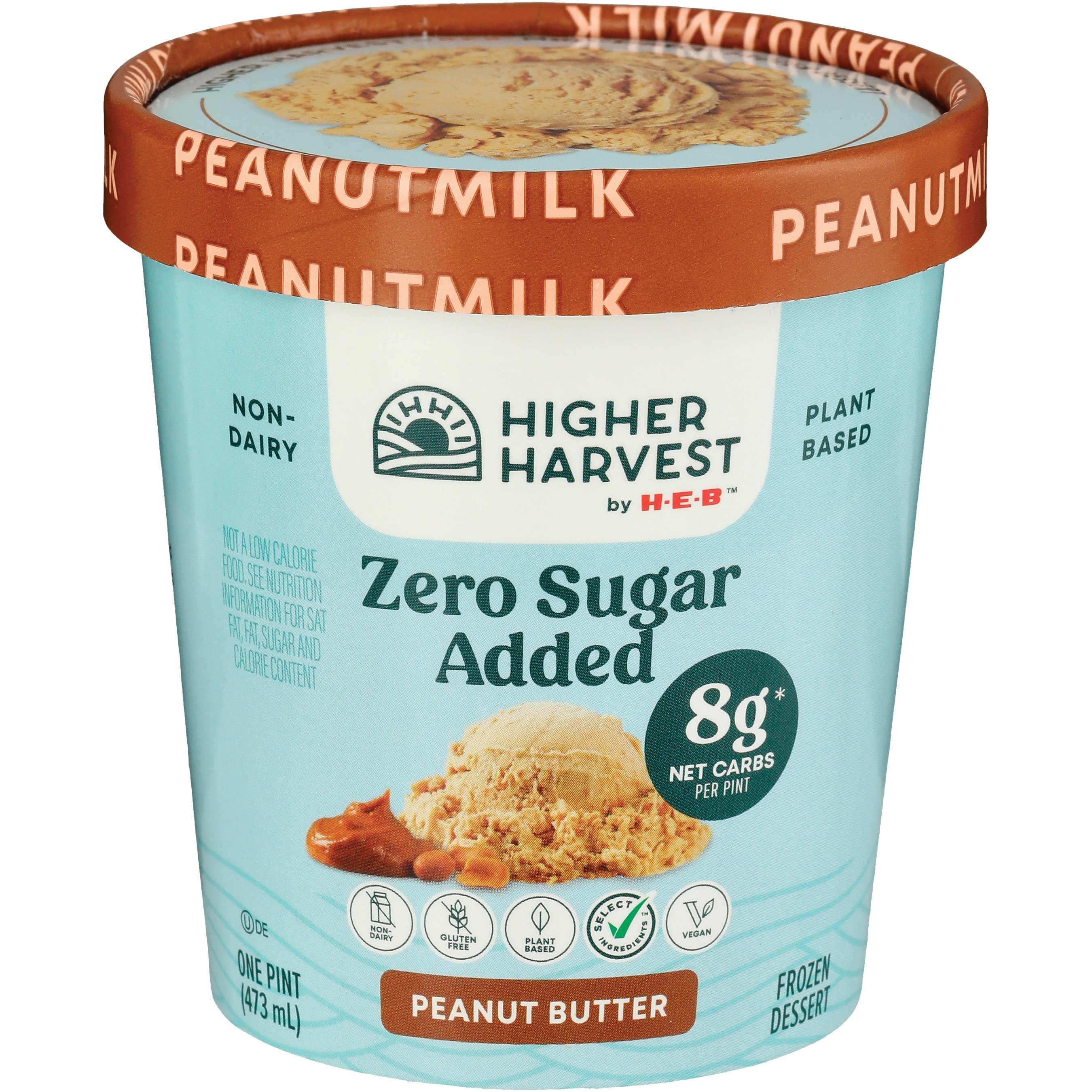 Higher Harvest by HEB Zero Sugar Added NonDairy Frozen Dessert