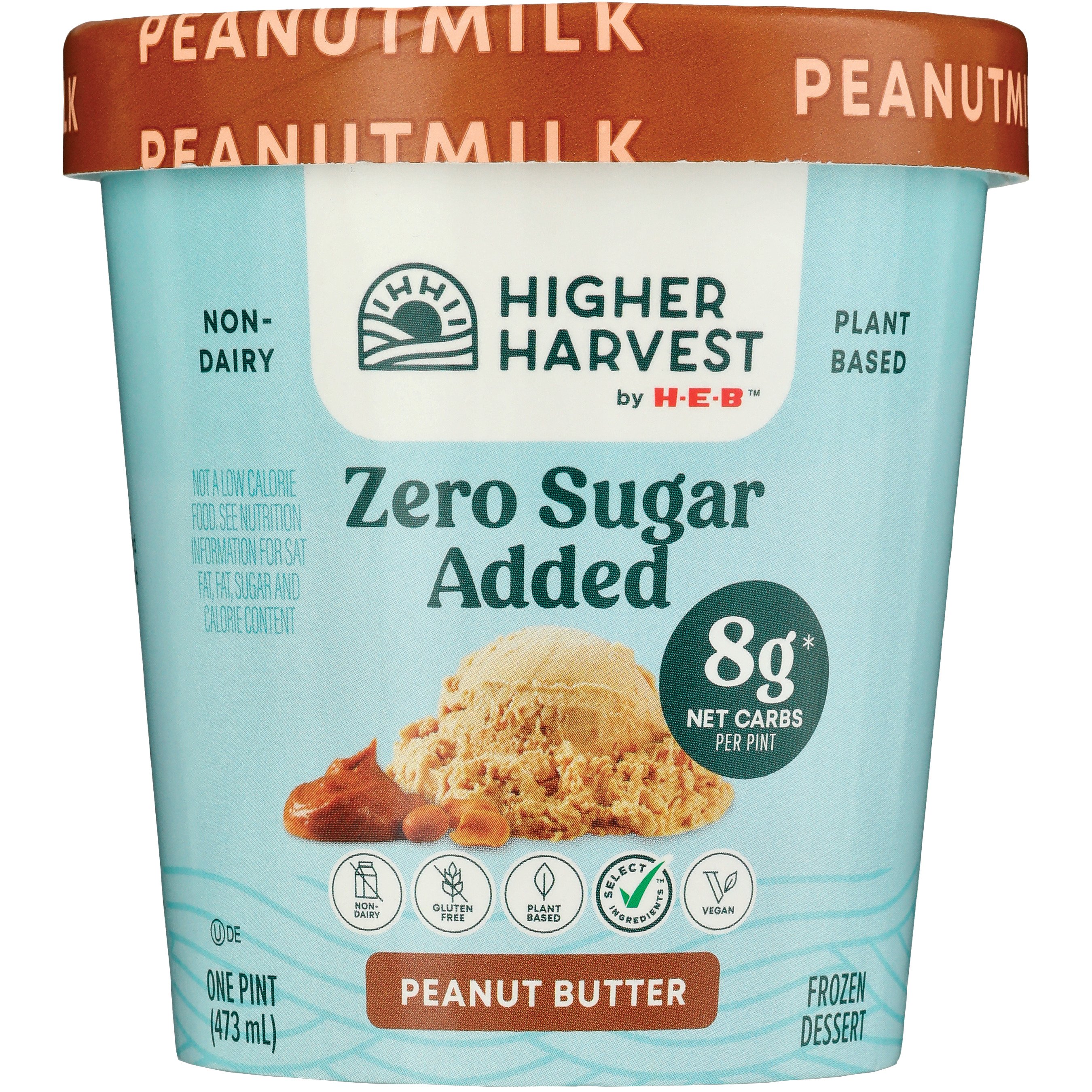 Higher Harvest By H-E-B Zero Sugar Added Non-Dairy Frozen Dessert ...