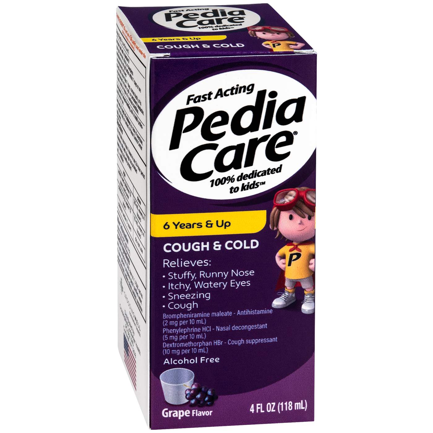 Pediacare Children's Cough & Cold - Grape; image 1 of 3