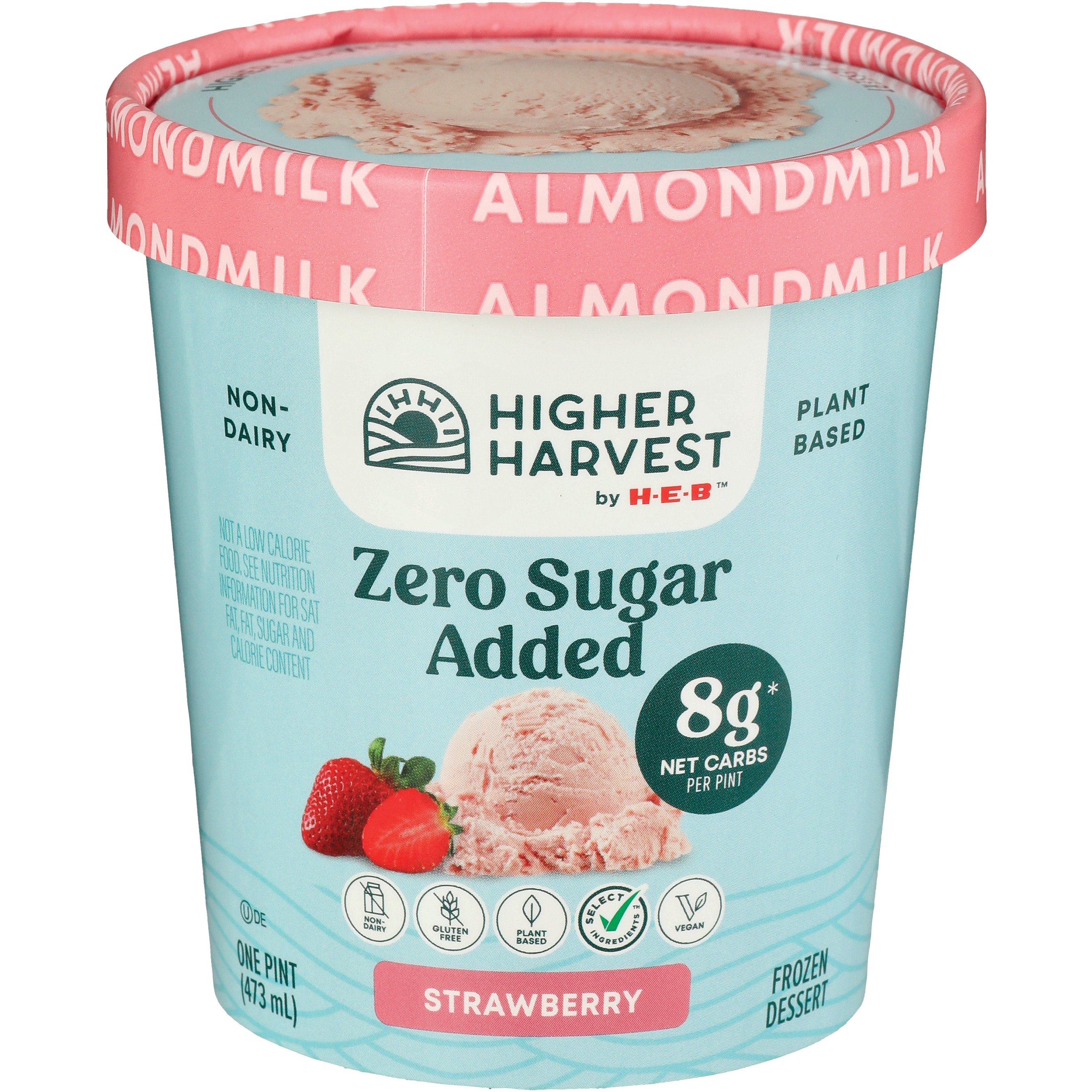 Higher Harvest By H-E-B Zero Sugar Added Non-Dairy Frozen Dessert ...