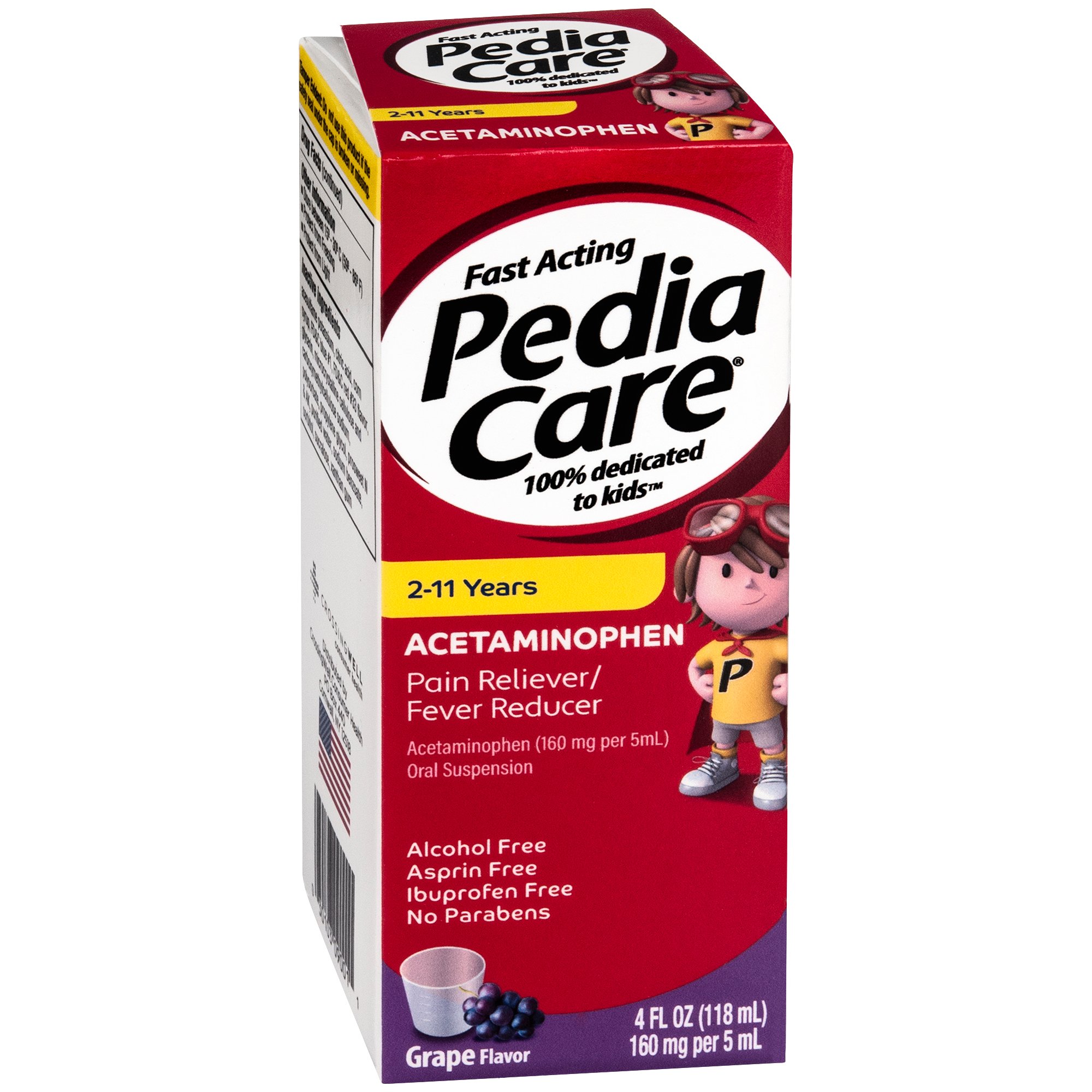 Pediacare Children's Acetaminophen Grape Shop Pain relievers at HEB