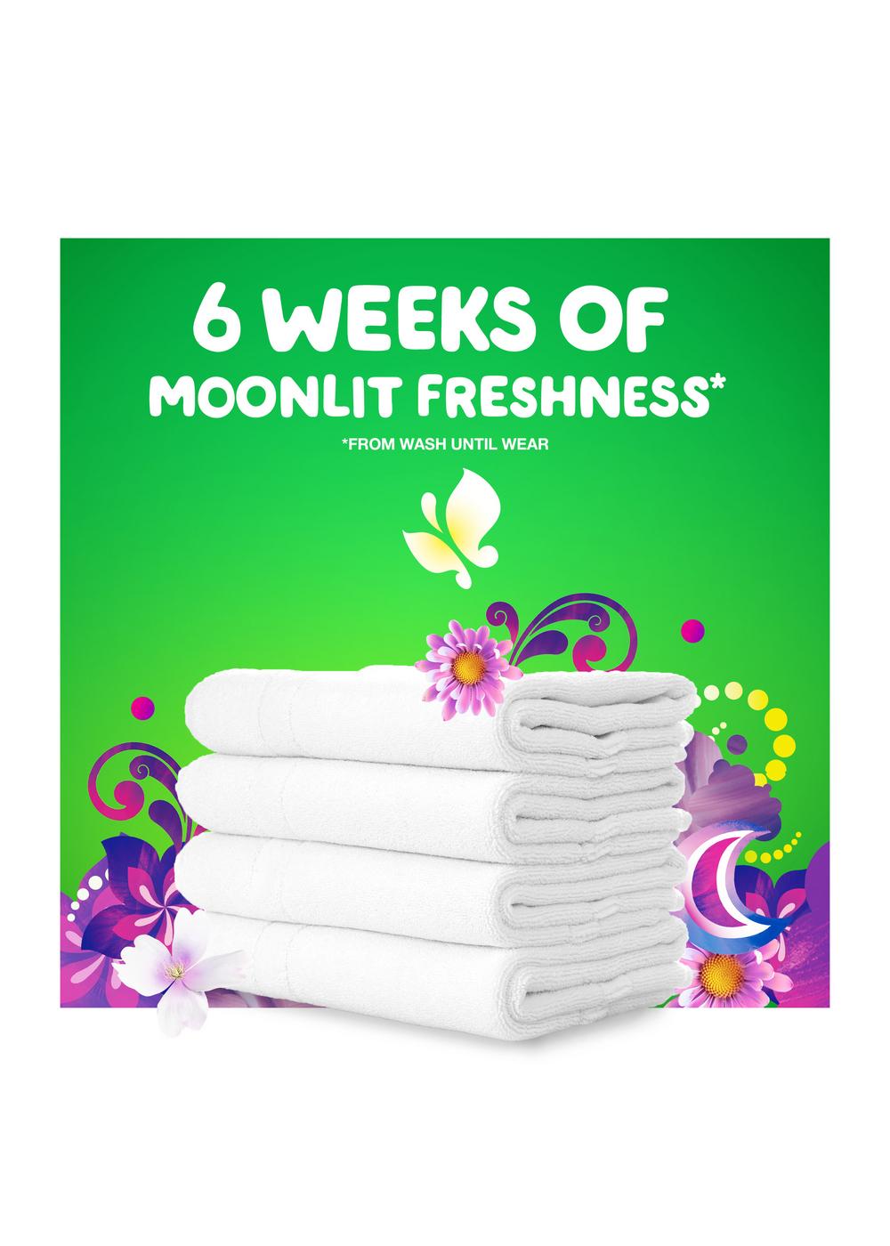 Gain + Aroma Boost HE Liquid Laundry Detergent, 128 Loads - Moonlight Breeze; image 4 of 8