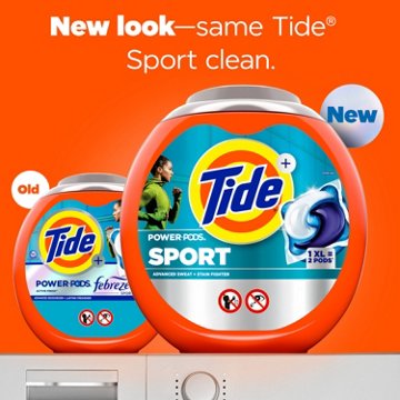 Tide Power PODS Febreze Sport Active Fresh HE Laundry Detergent Pacs