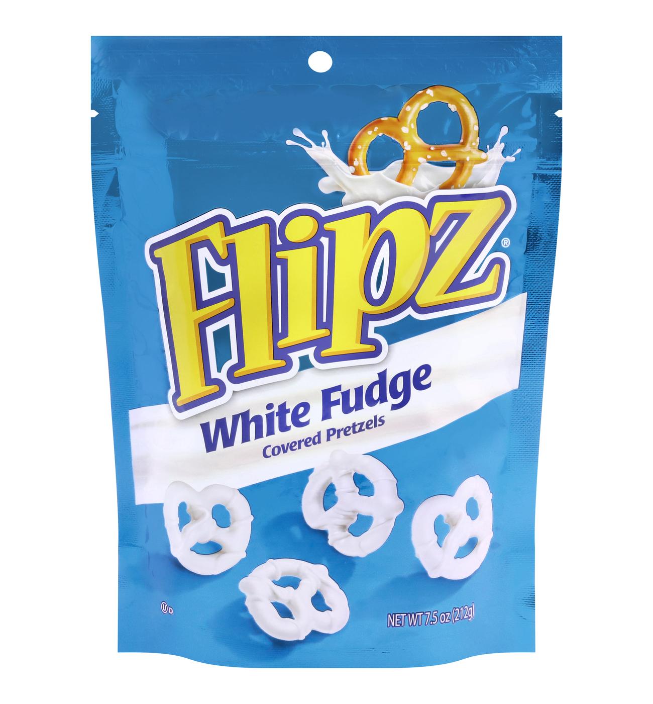 Flipz White Fudge Covered Pretzels; image 1 of 2
