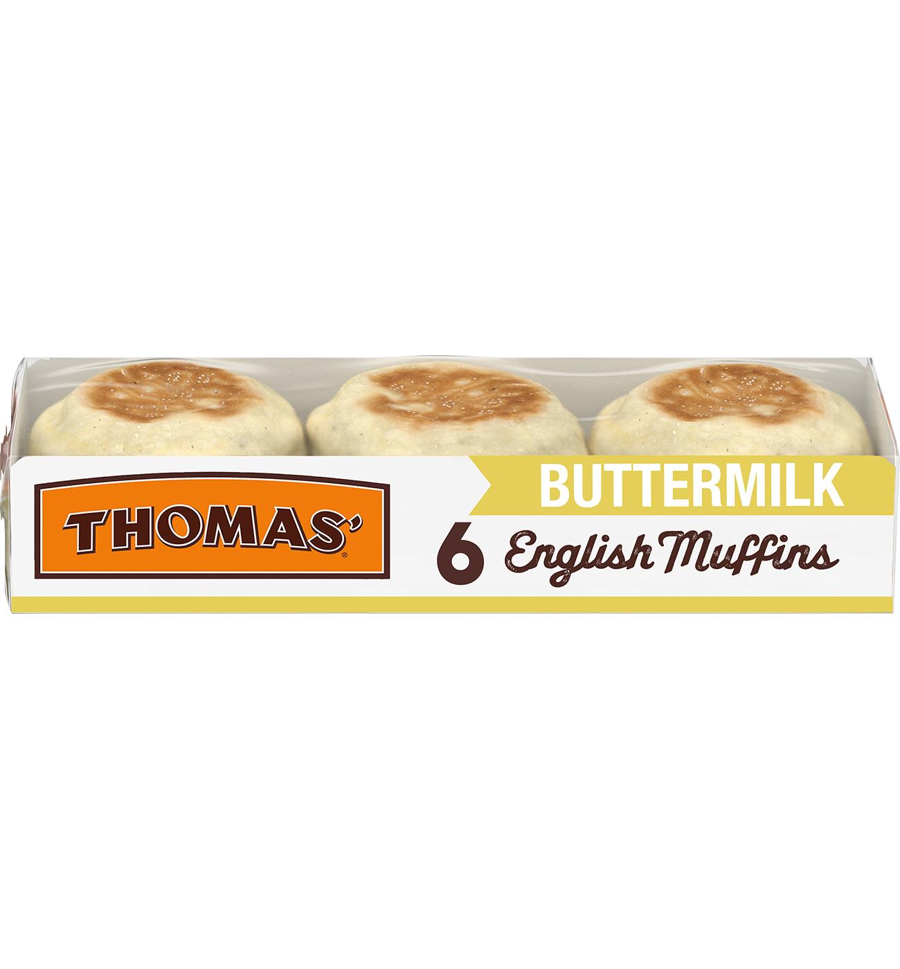 Thomas' Buttermilk English Muffins; image 1 of 3