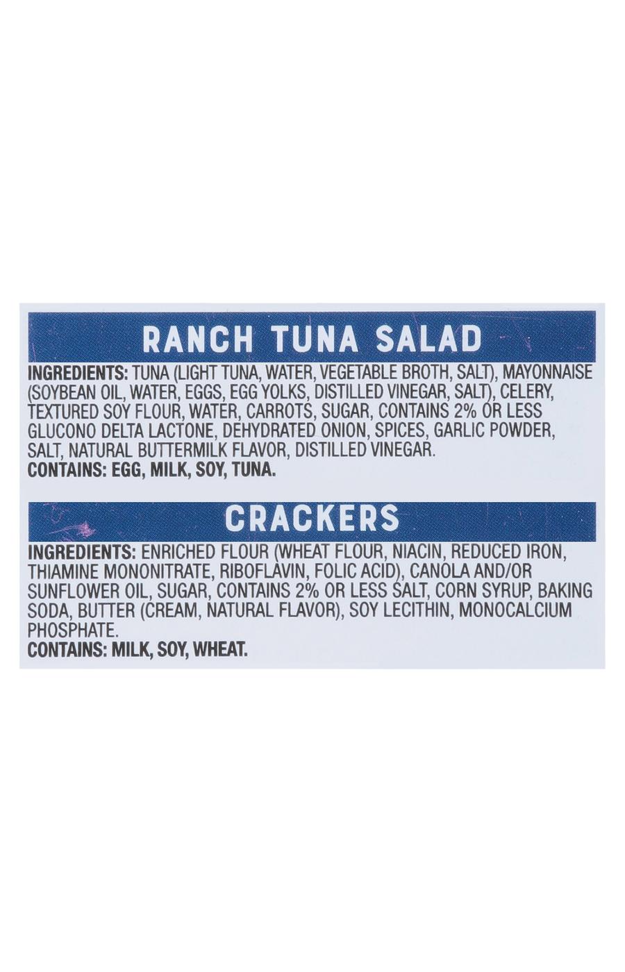 Bumble Bee Snack On the Run Ranch Tuna Salad & Crackers; image 4 of 4