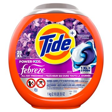 Tide Power PODS Febreze Spring & Renewal HE Laundry Detergent Pacs
