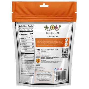 Briannas Sweet Onion Croutons, 5 oz