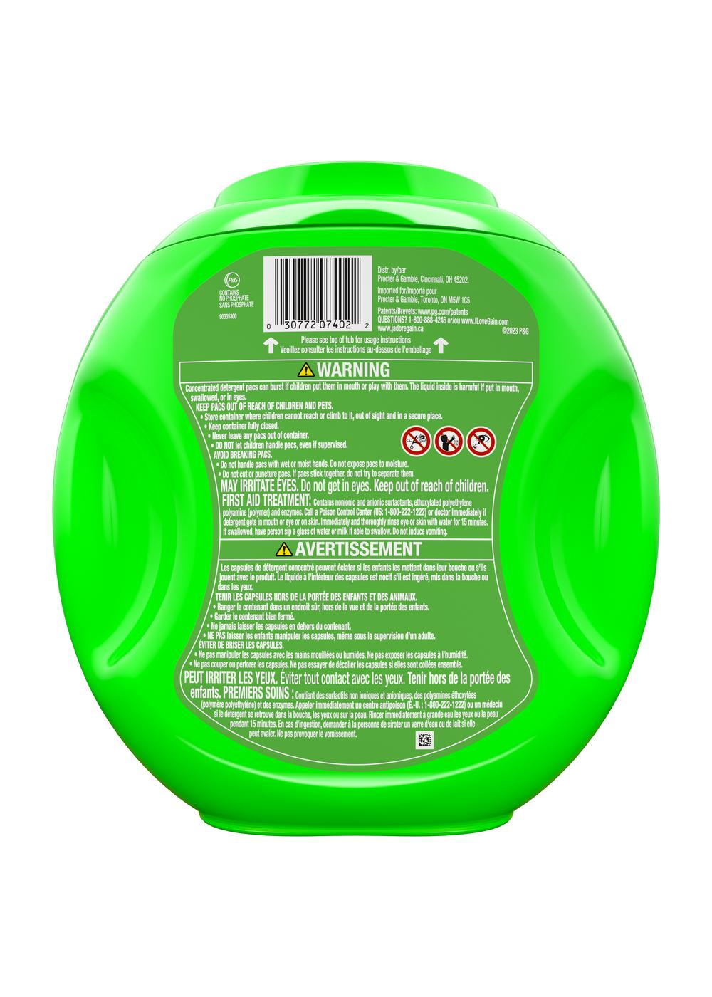 Gain Flings! Oxi Boost Waterfall Delight HE Laundry Detergent Pacs; image 7 of 11