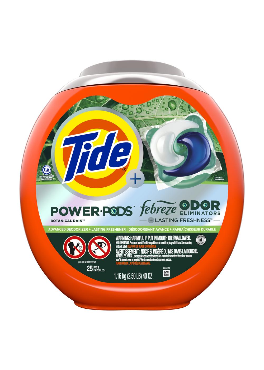 Tide Power PODS Febreze Odor Eliminator Sport HE Laundry Detergent Pacs; image 3 of 4