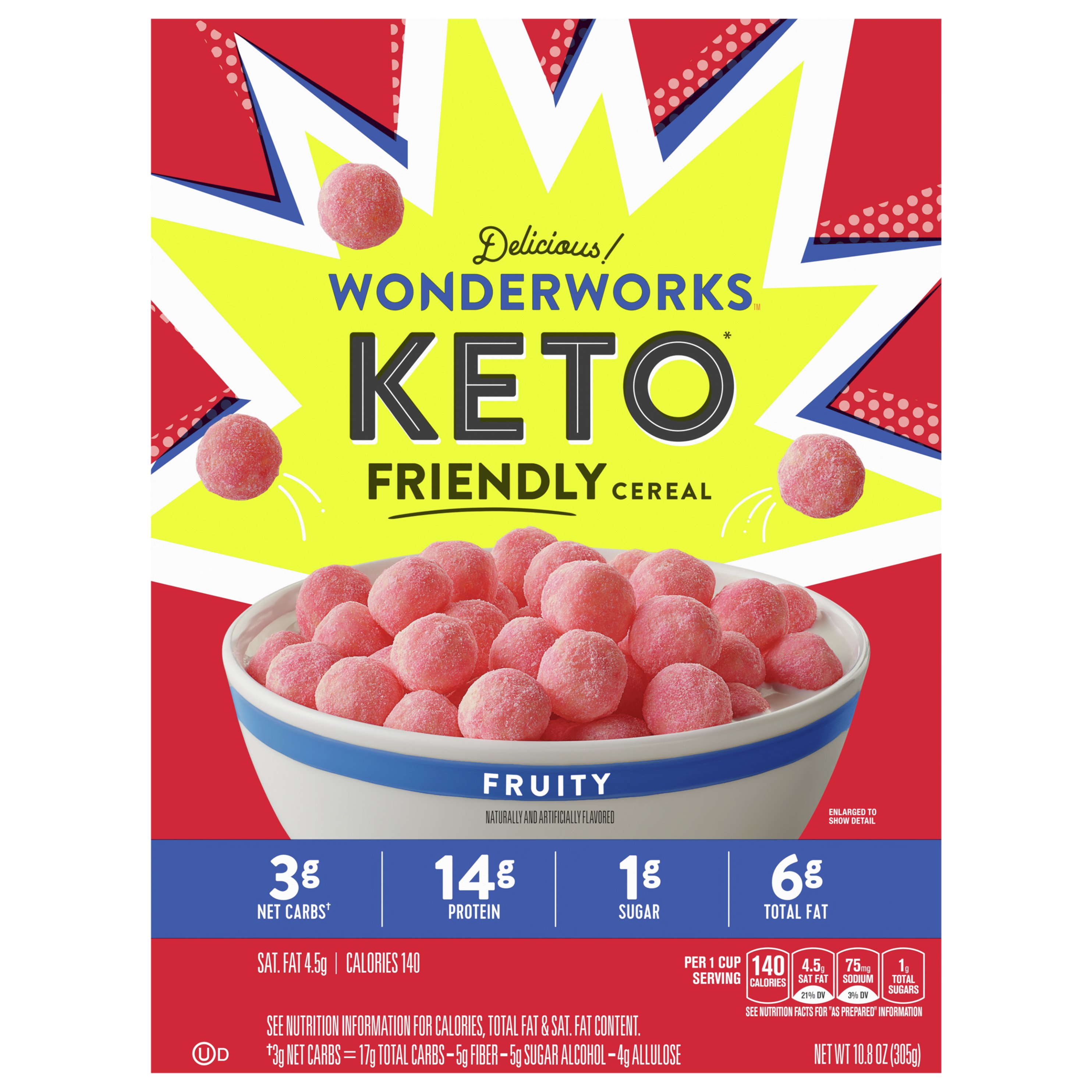 General Mills Wonderworks Keto Friendly Cereal Fruity Shop Cereal