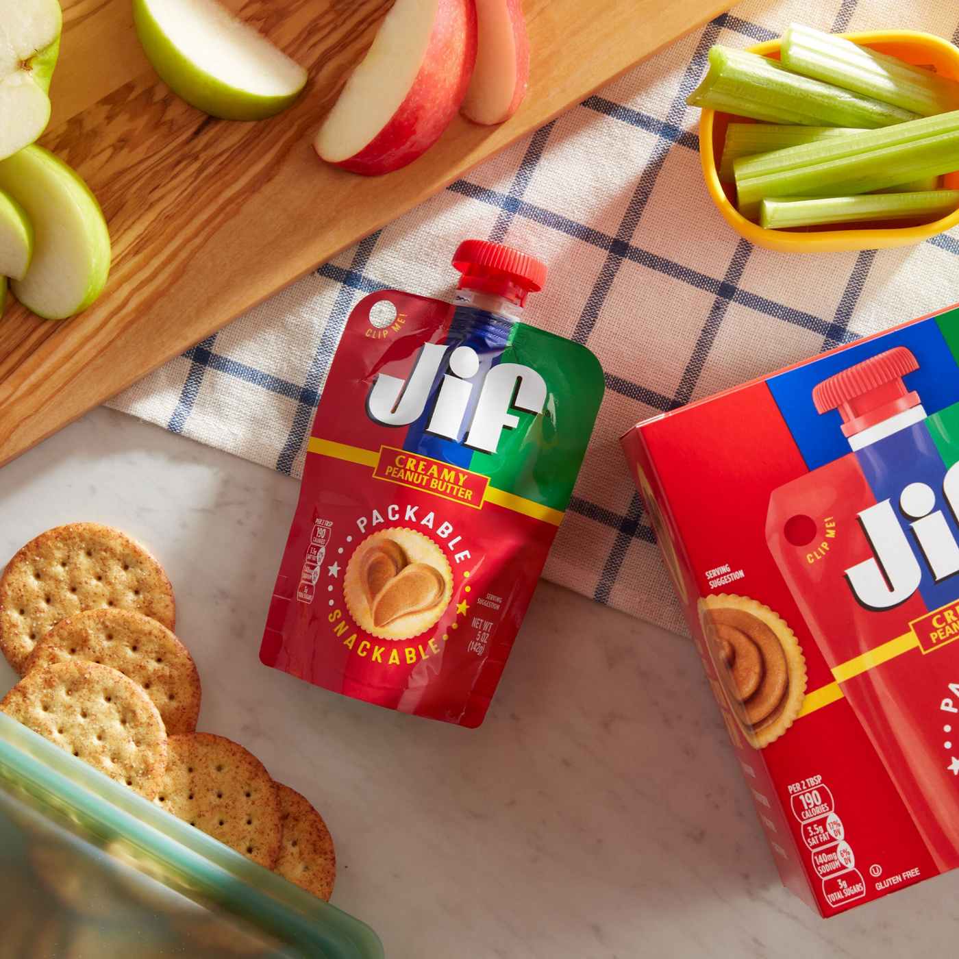 Jif Creamy Peanut Butter Pack & Snack Pouches; image 7 of 7