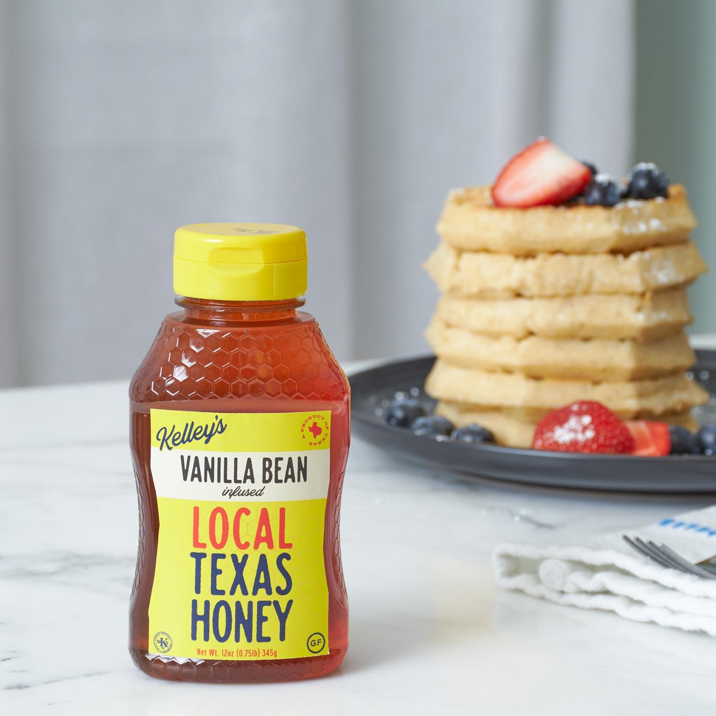 Kelley's Honey Vanilla Bean Infused Local Texas Honey; image 2 of 5