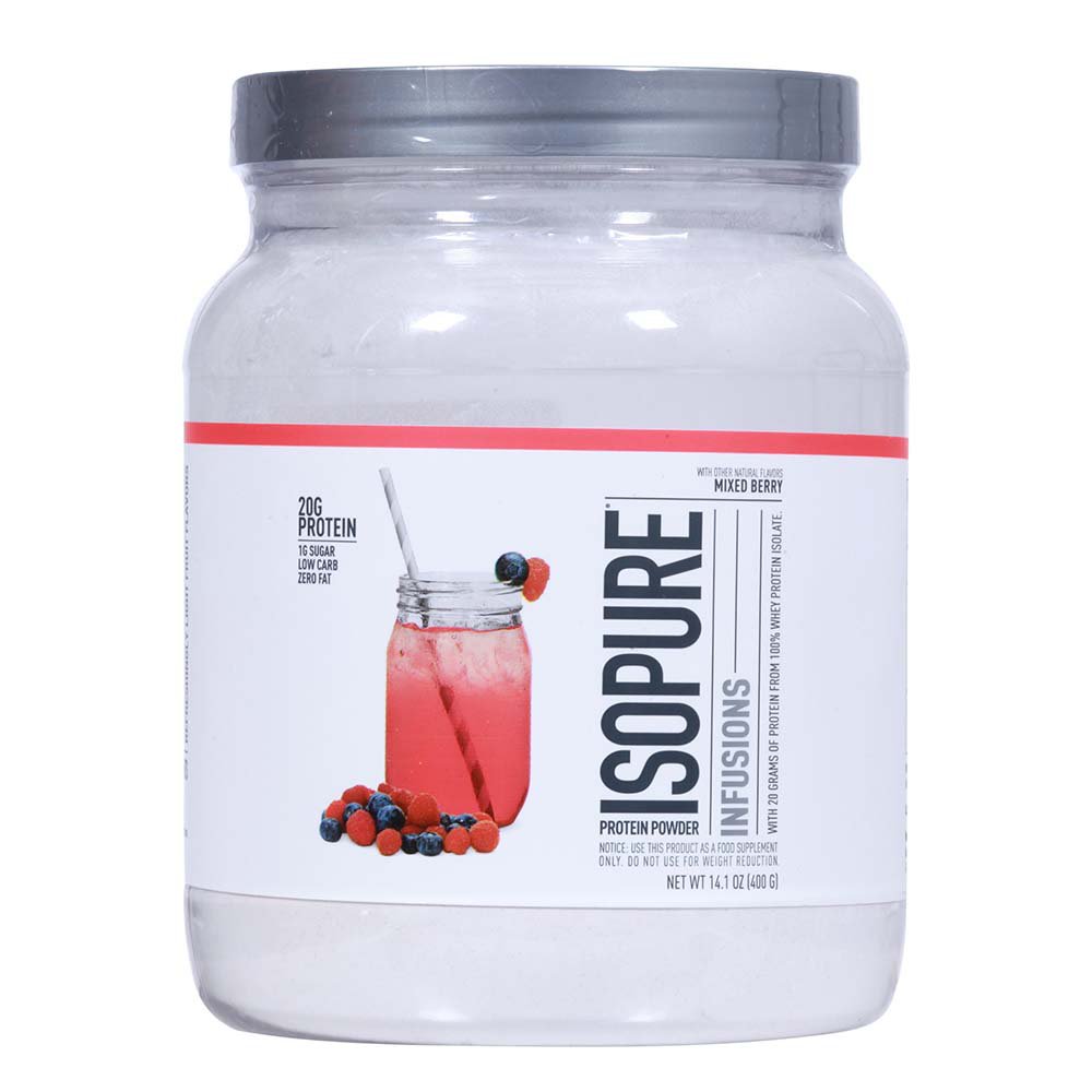 Isopure Infusions 20g Protein Powder Mixed Berry Shop Diet